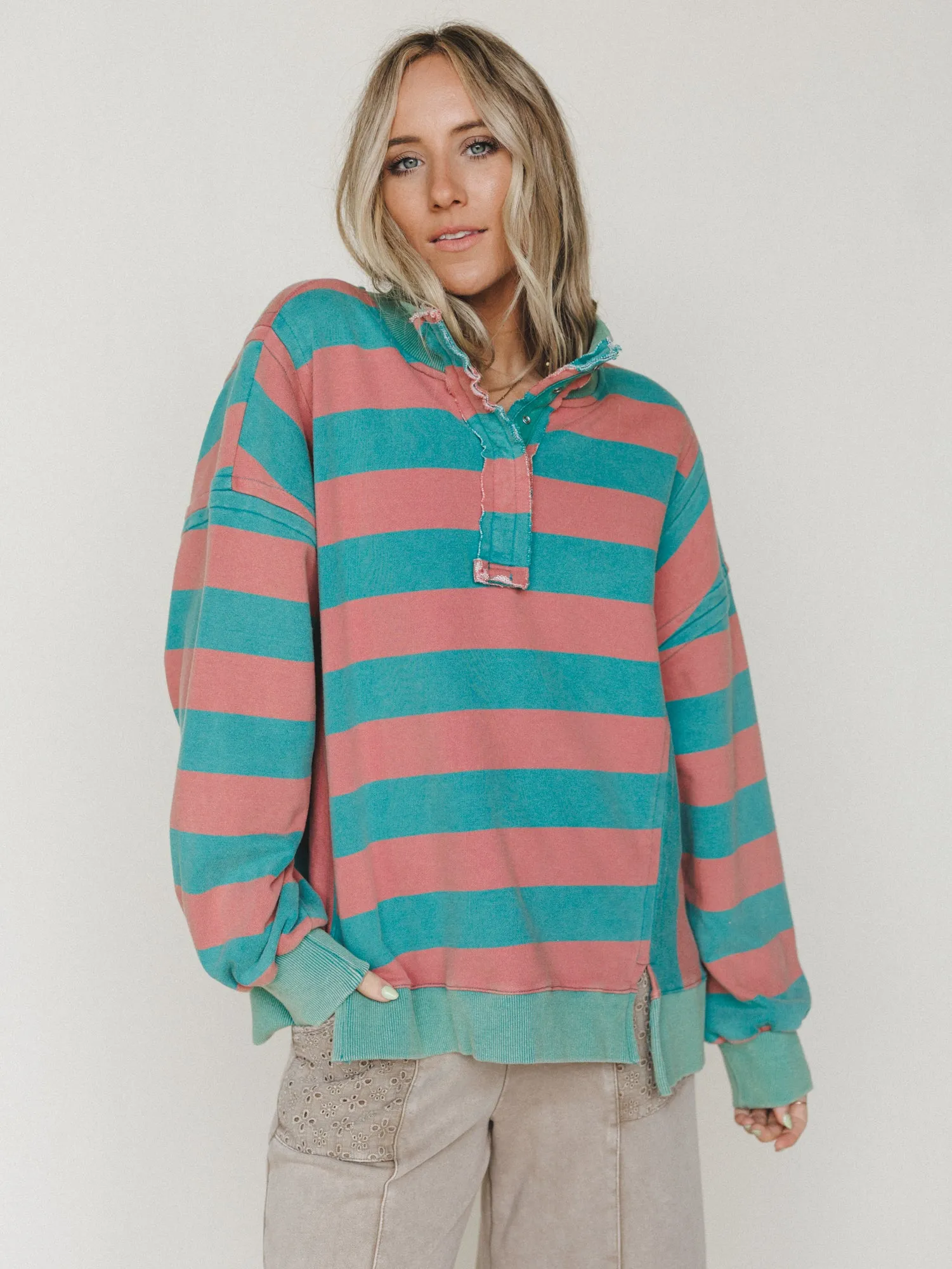 Kind Heart Pullover - Jade sold by Three Bird Nest product image thumbnail 2