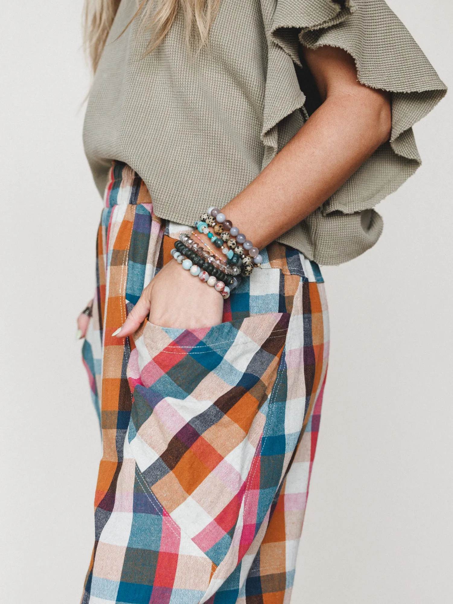 Wild Roams Pants - Rose Teal sold by Three Bird Nest product image thumbnail 4