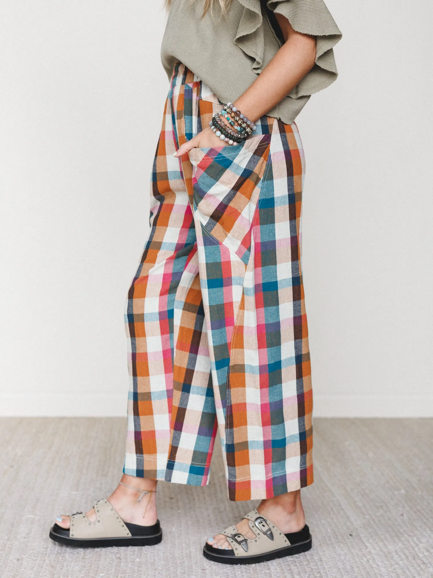 Wild Roams Pants - Rose Teal sold by Three Bird Nest product image thumbnail 3