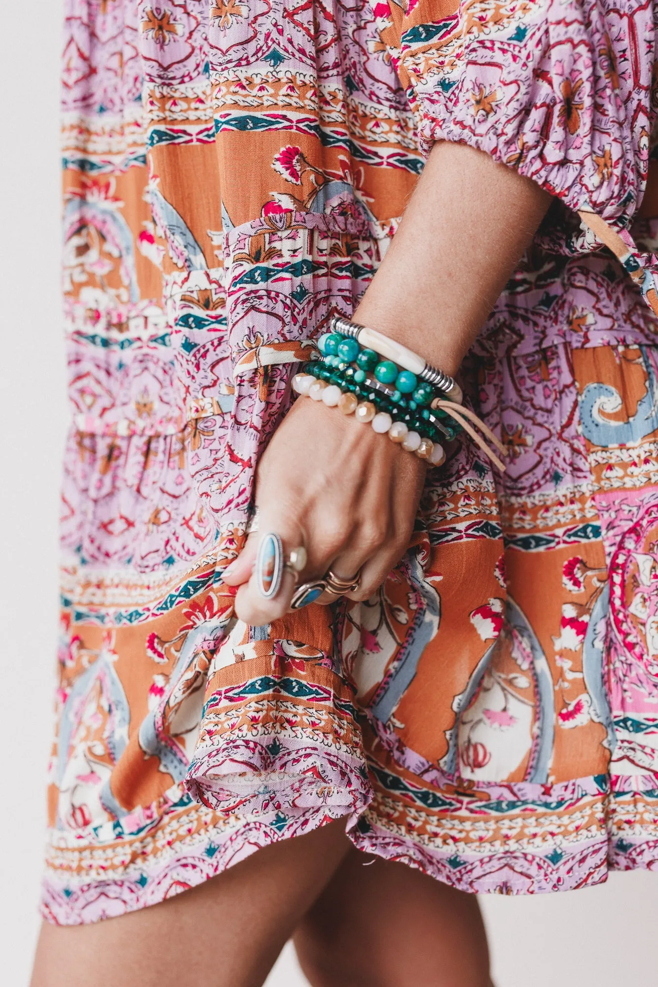 Romilly Bracelet Set - Teal Multi sold by Three Bird Nest product image thumbnail 2