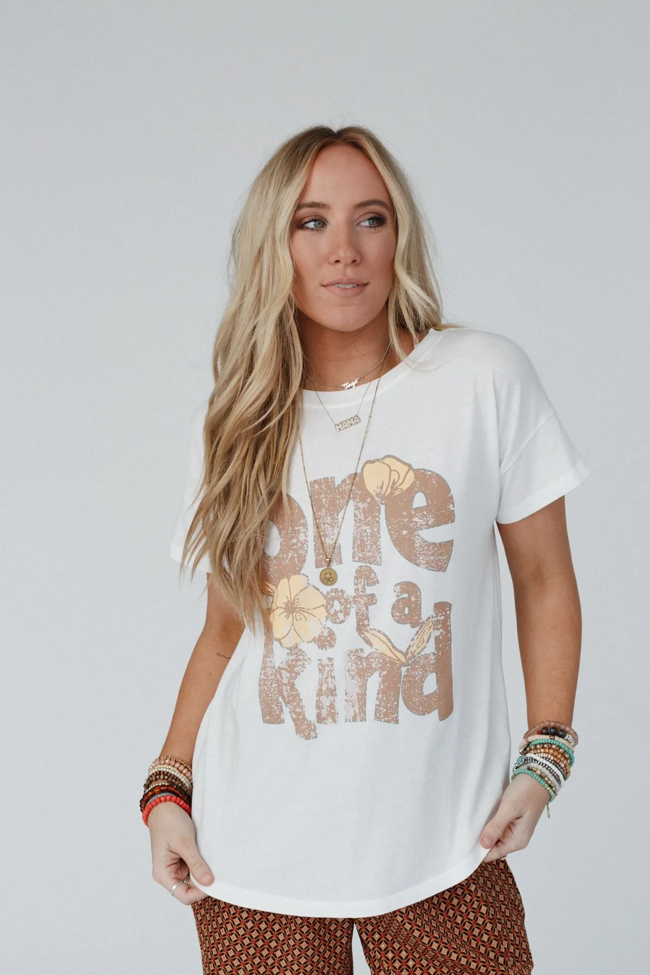 Kind One Graphic Tee - Ivory sold by Three Bird Nest product image thumbnail 4