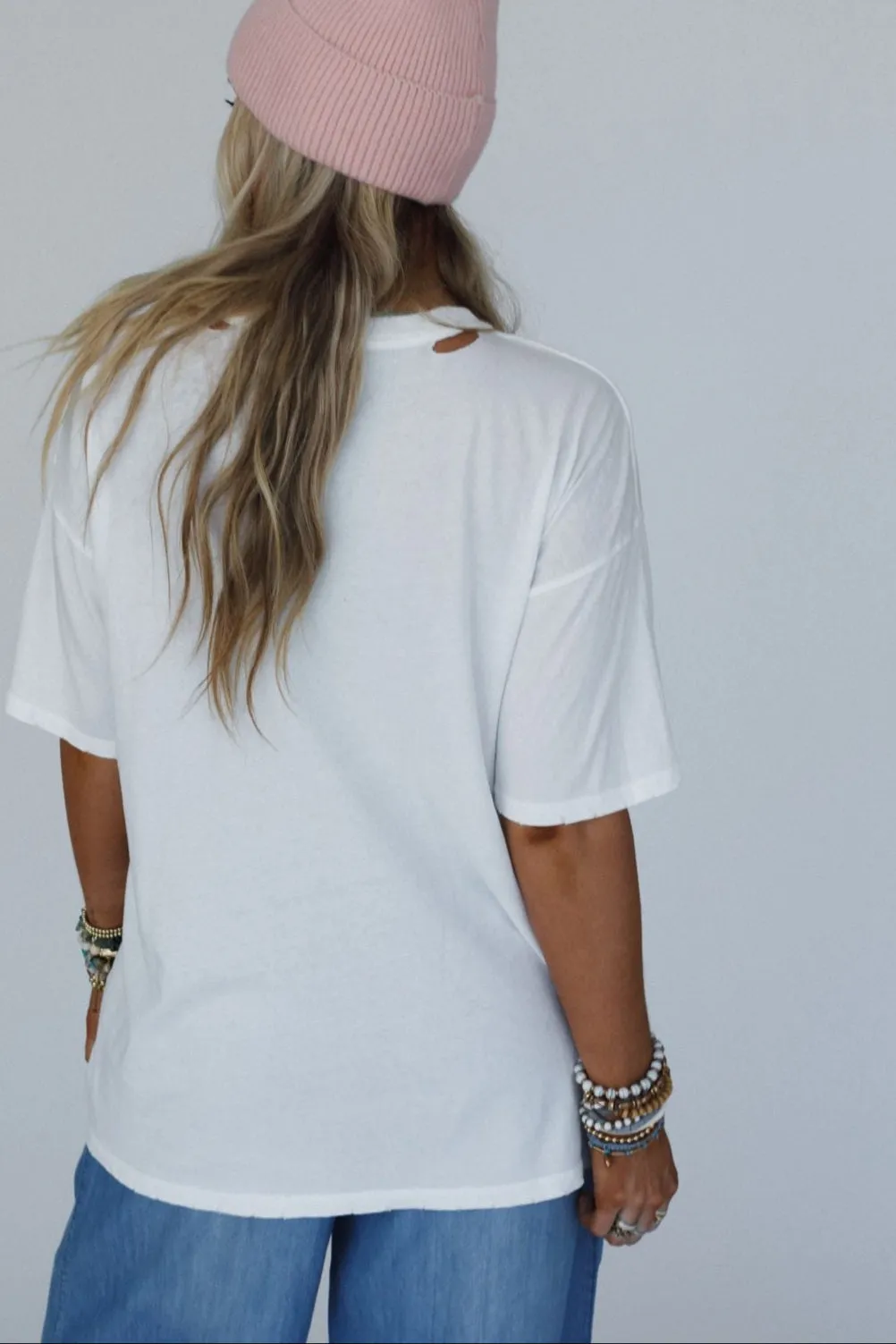 Mountains Are Calling Graphic Tee - Ivory sold by Three Bird Nest product image thumbnail 4