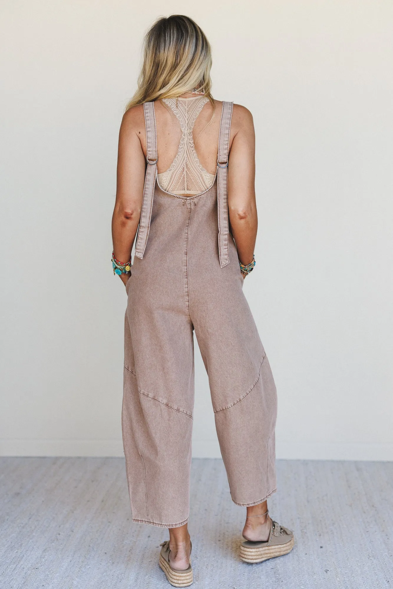 Everglades Jumpsuit - Almond sold by Three Bird Nest product image thumbnail 5