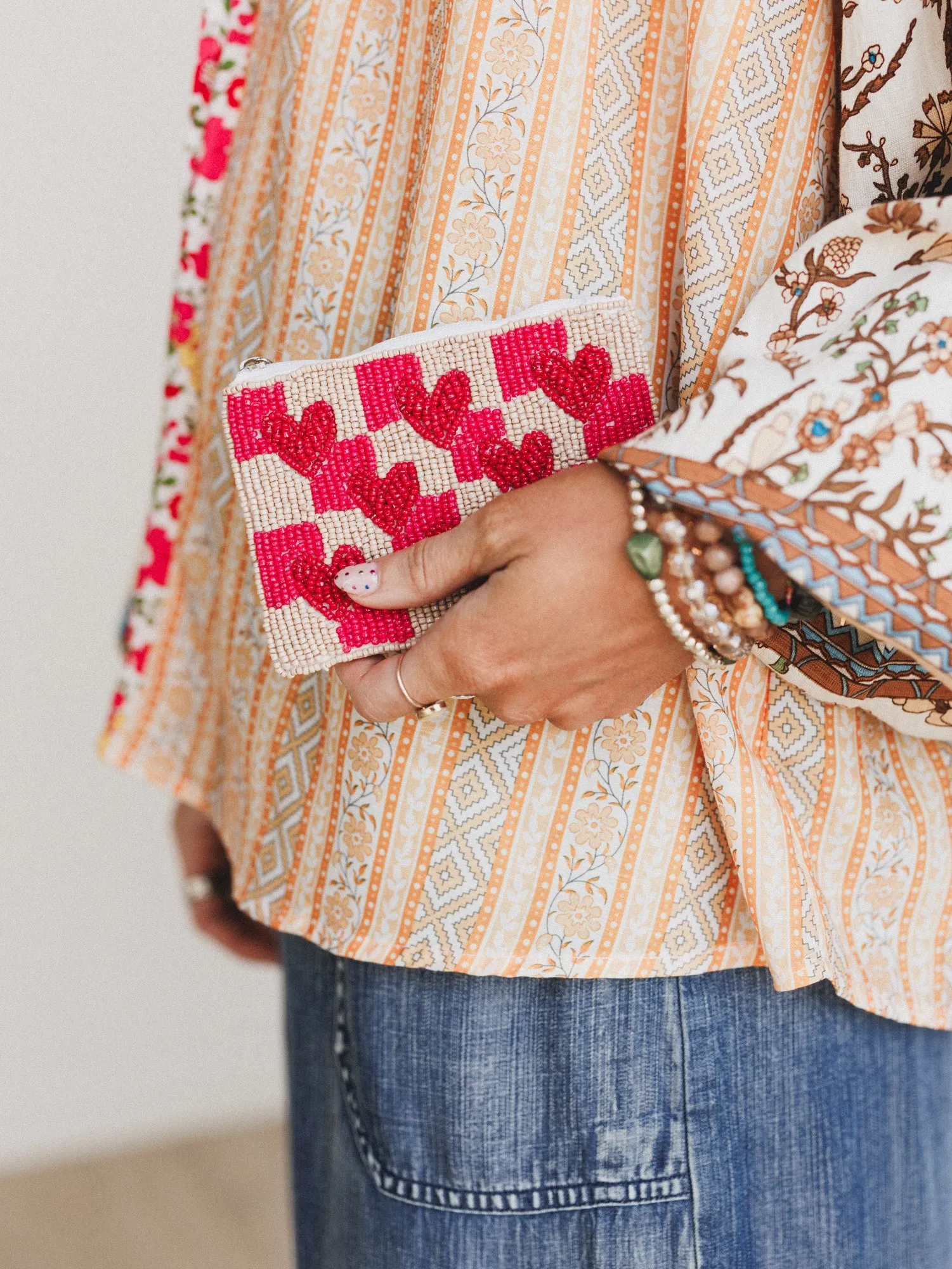 All About Hearts Coin Purse - Multi sold by Three Bird Nest product image thumbnail 3