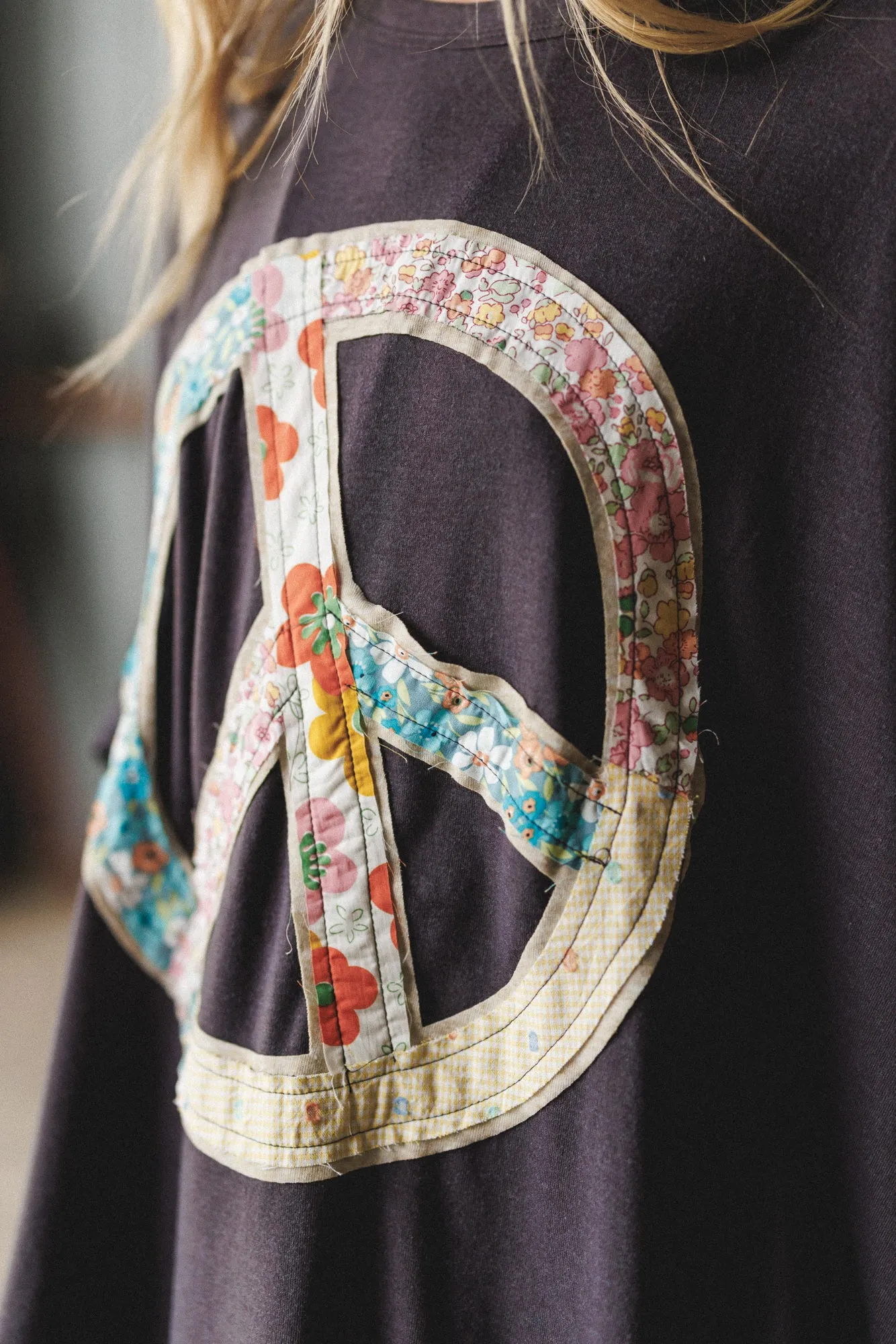 Peaceful Layers Tunic - Smoke sold by Three Bird Nest product image thumbnail 3