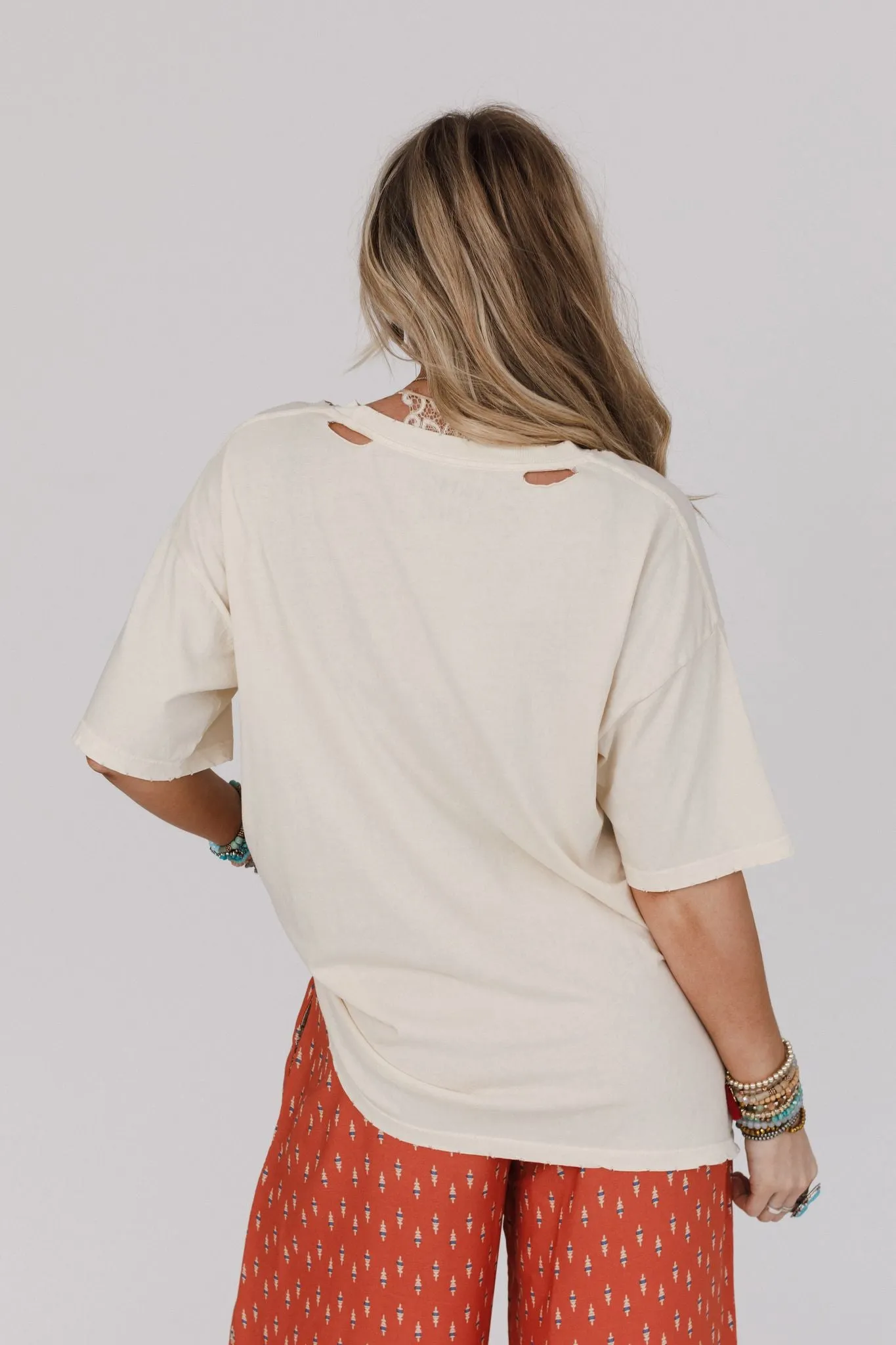 Butterfly Garden Graphic Tee - Cream sold by Three Bird Nest product image thumbnail 4