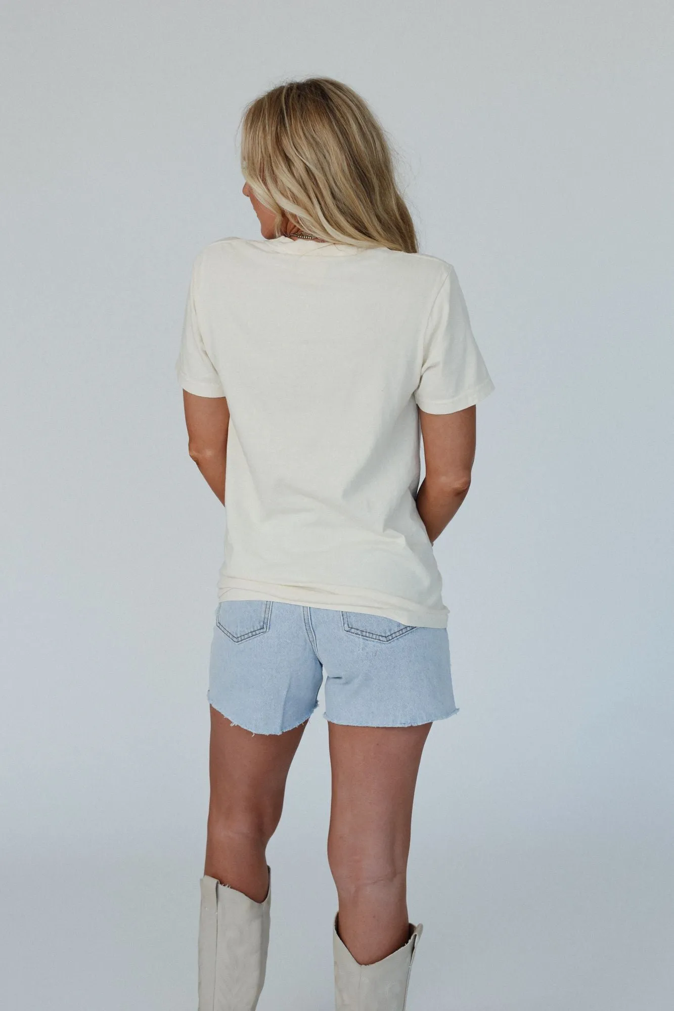 Cherry Mama Graphic Tee - Ivory sold by Three Bird Nest product image thumbnail 3