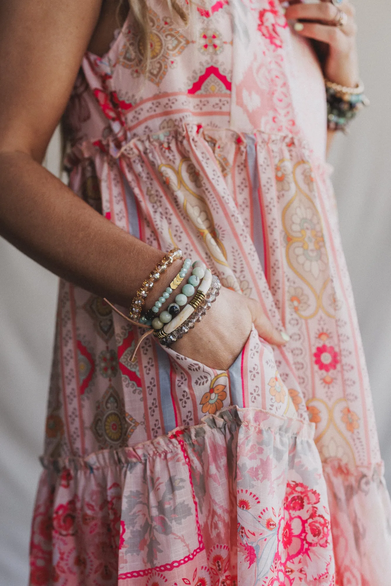Romilly Bracelet Set - Mint Multi sold by Three Bird Nest product image thumbnail 2