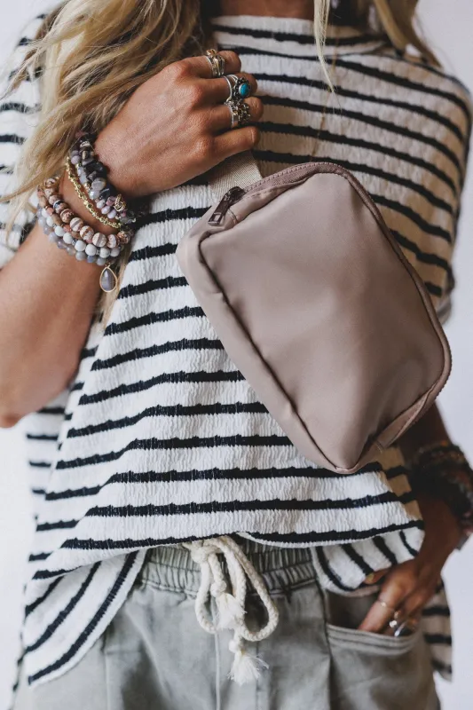 Journey Bound Crossbody Bag - Mocha made by Zenana