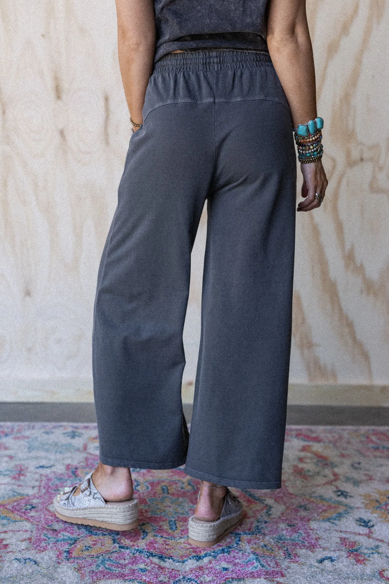Wild Solstice Drawstring Pants - Black sold by Three Bird Nest product image thumbnail 4