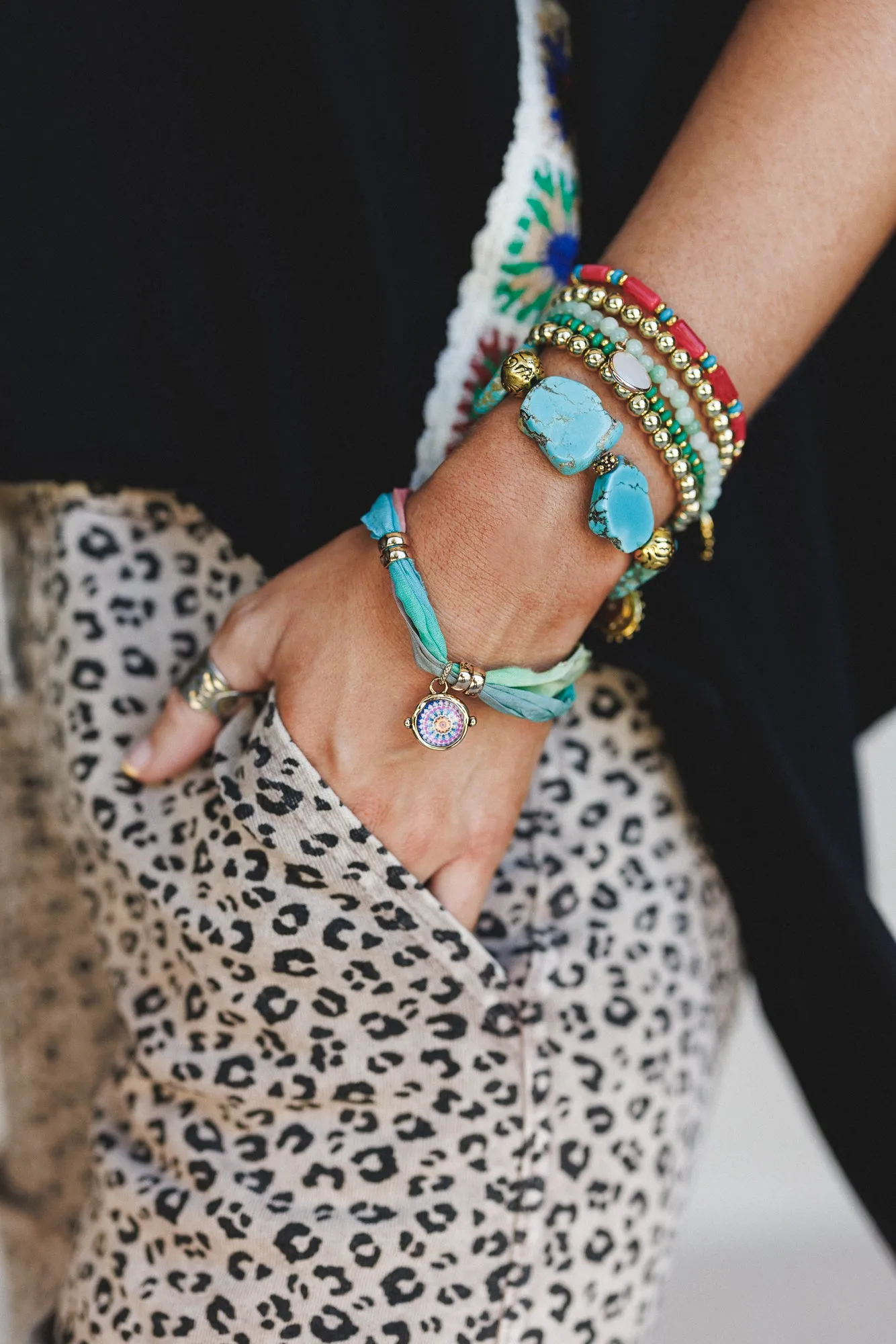 Electric Meadow Bracelet - Multi sold by Three Bird Nest product image thumbnail 2