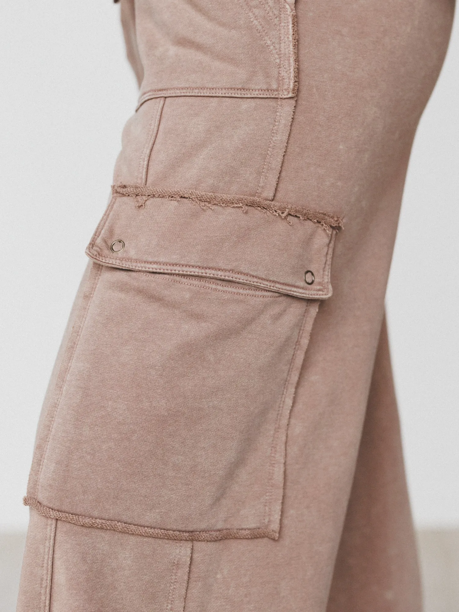 It's a Match Wide Leg Pants - Mocha Mousse sold by Three Bird Nest product image thumbnail 4