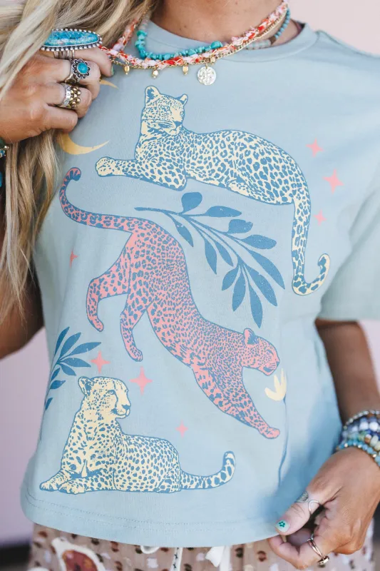 Moonlit Prowl Tee - Sage made by BaeVely