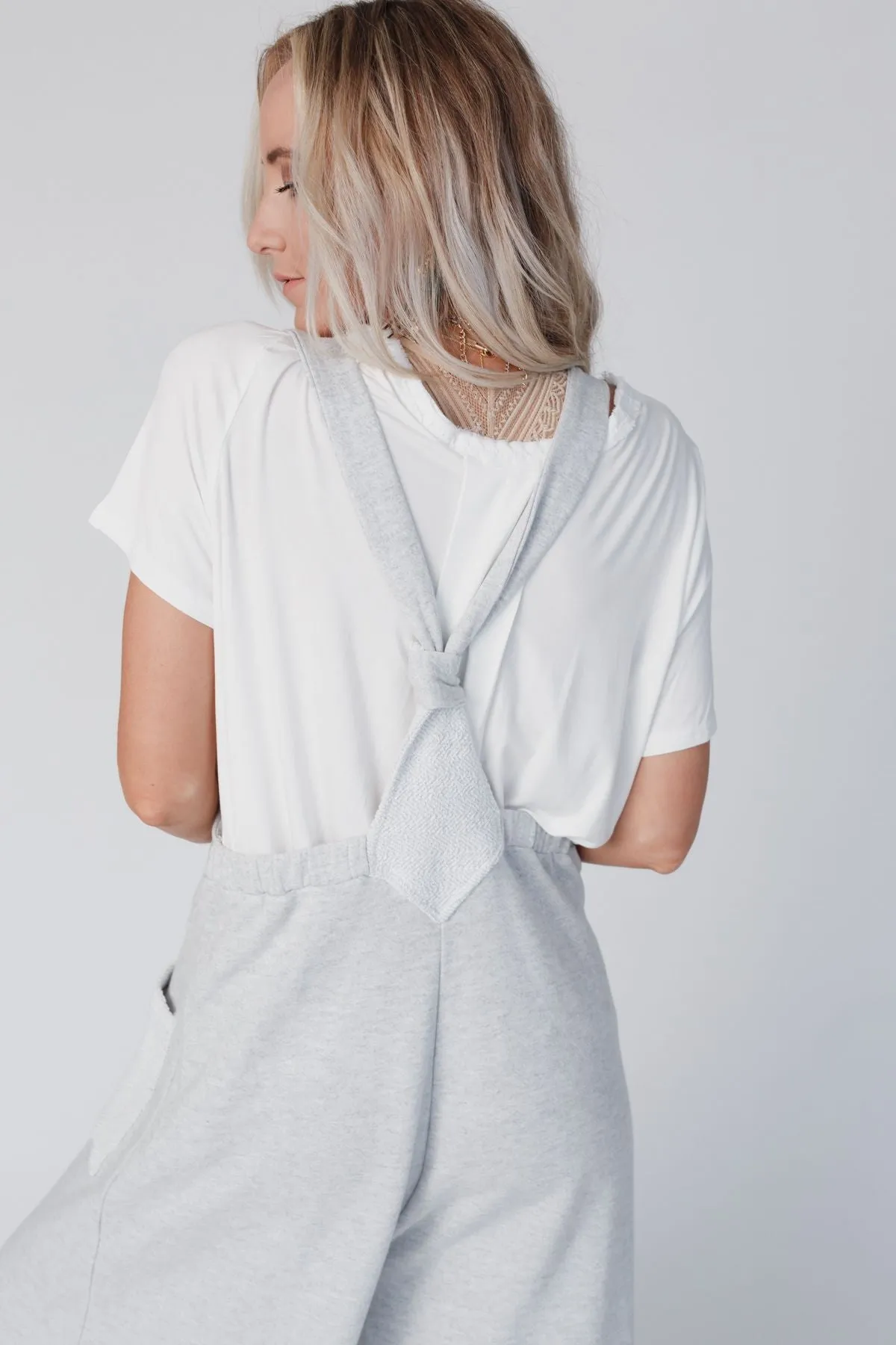 Jodi Jumpsuit - Light Gray sold by Three Bird Nest product image thumbnail 3