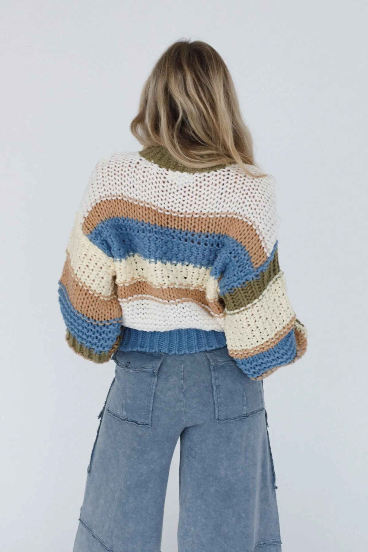 Laurel Canyon Striped Sweater - Multi sold by Three Bird Nest product image thumbnail 3