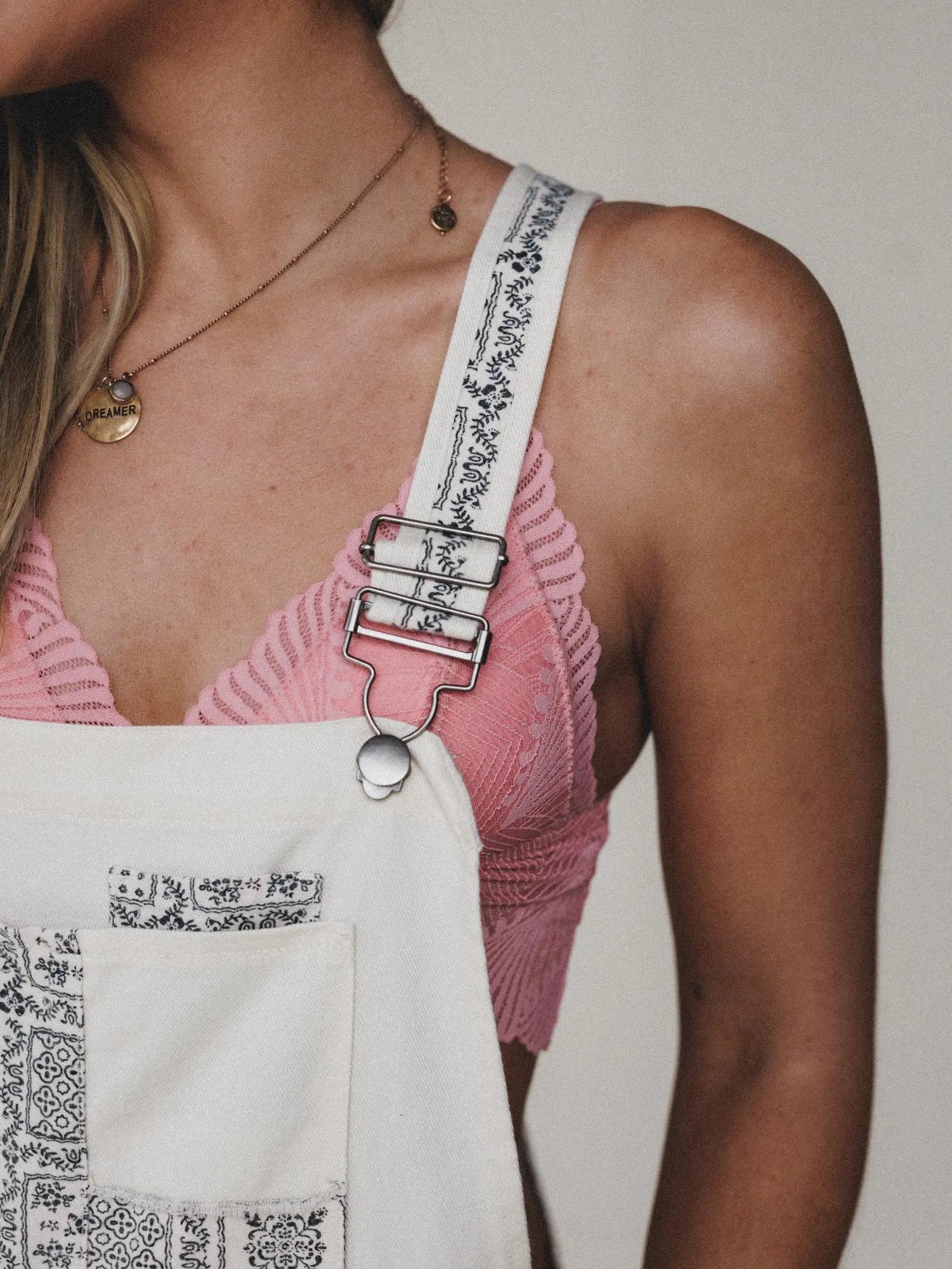 The Nest Easy Sunday Overalls - Ecru sold by Three Bird Nest product image thumbnail 5