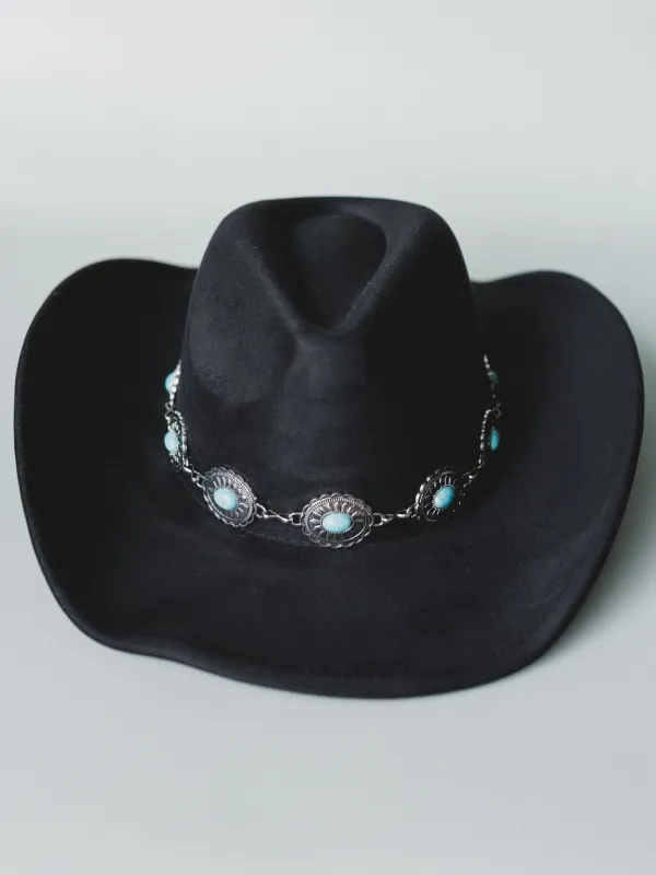 Cowboy Calling Hat - Black sold by Three Bird Nest