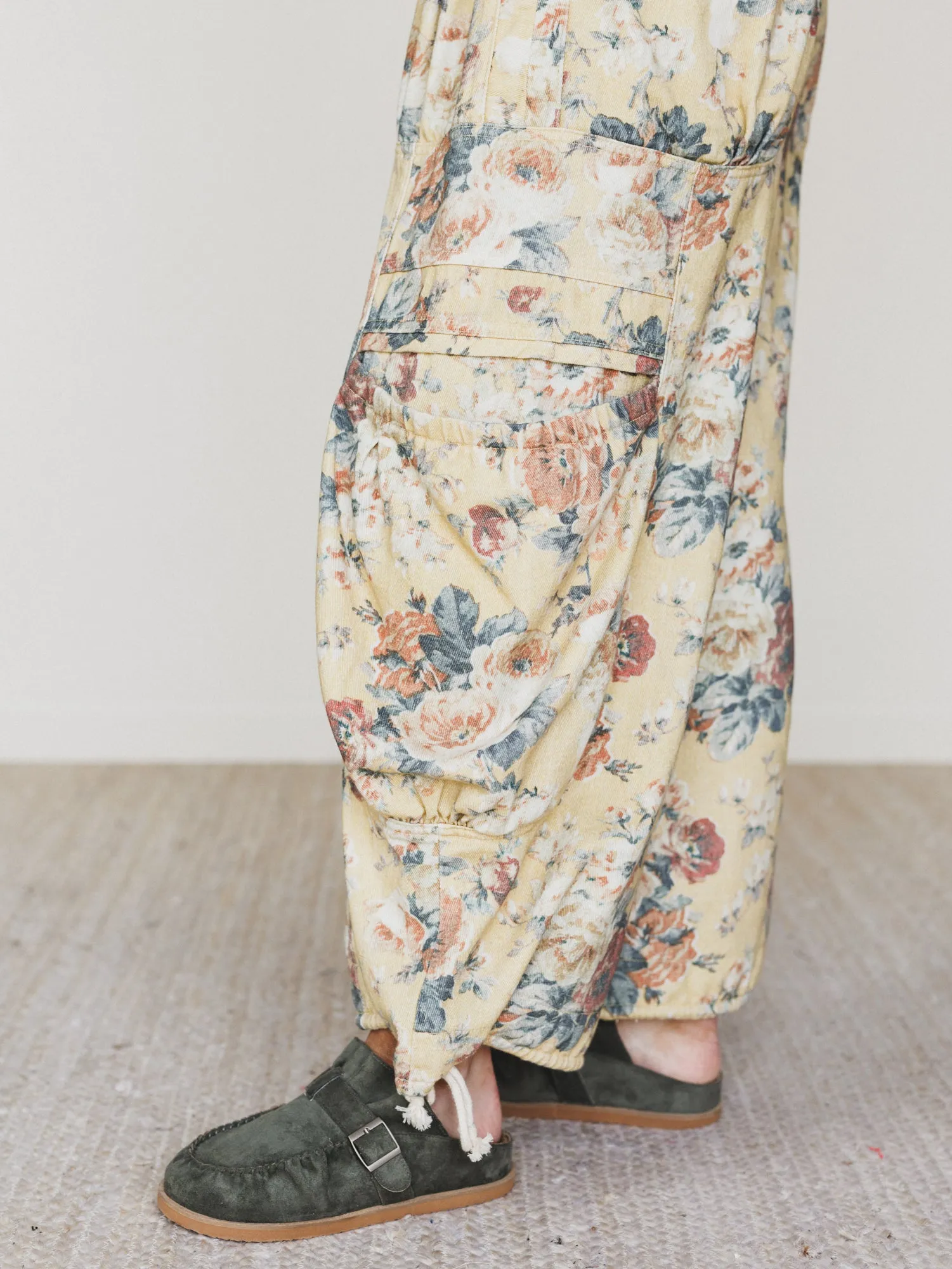 Flower Party Pants - Yellow sold by Three Bird Nest product image thumbnail 5