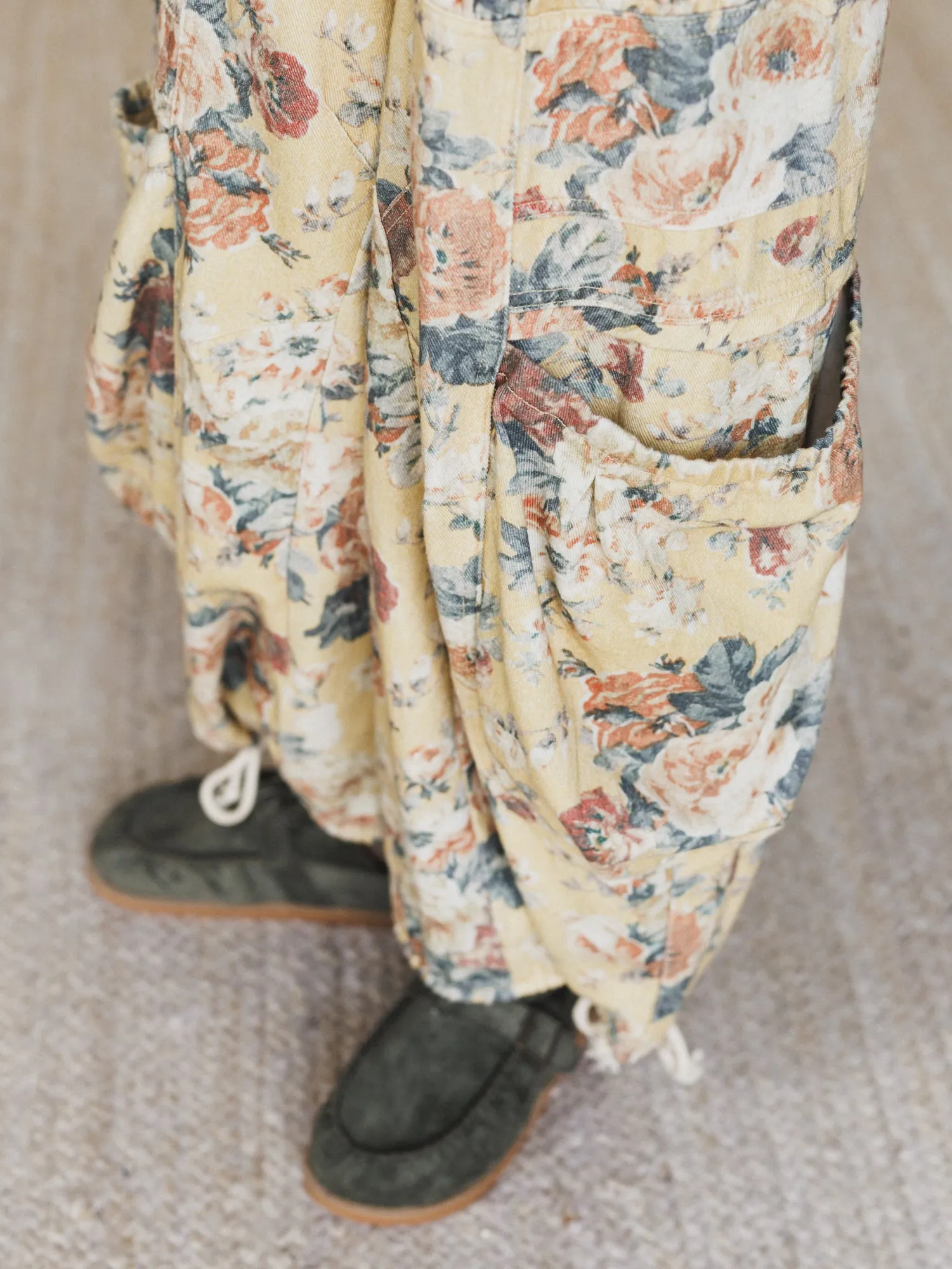 Flower Party Pants - Yellow sold by Three Bird Nest product image thumbnail 3