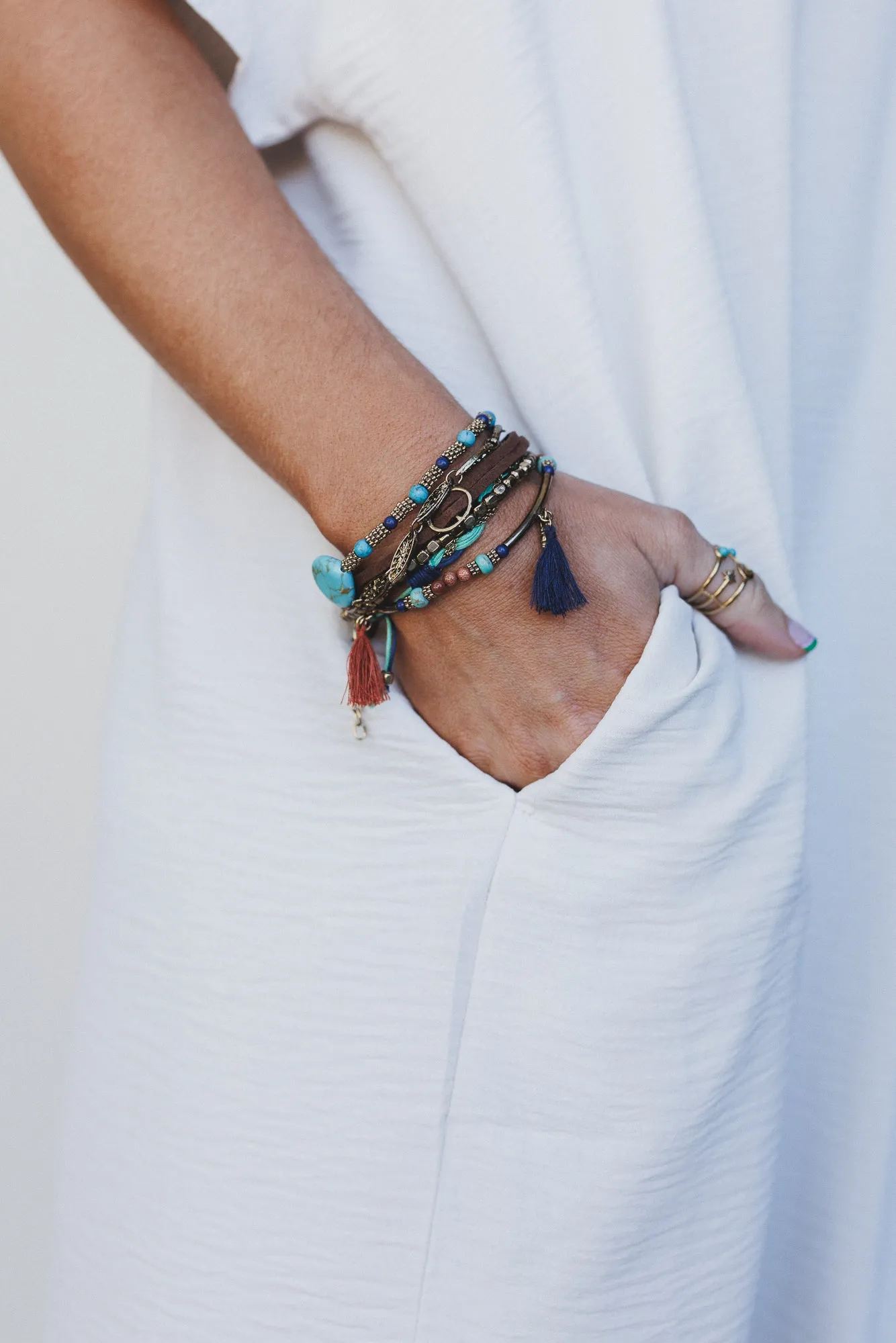 Canyon Sky Bracelet - Turquoise sold by Three Bird Nest product image thumbnail 5