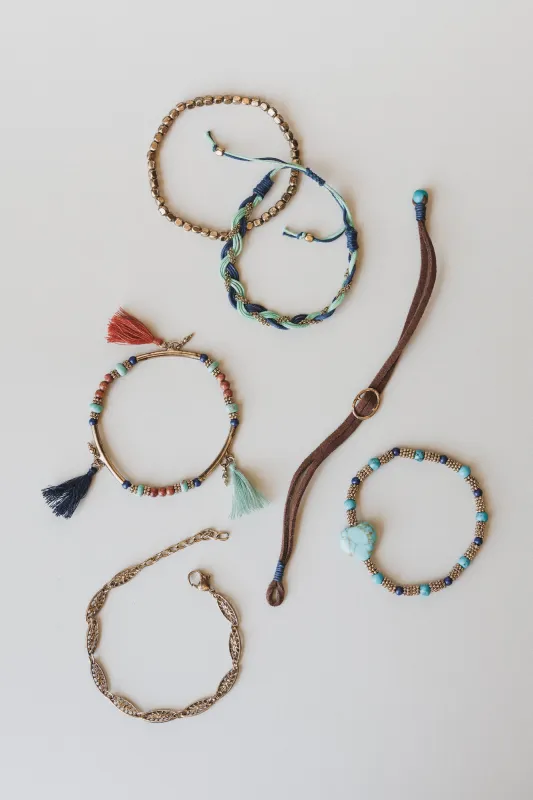 Canyon Sky Bracelet - Turquoise made by Three Bird Nest