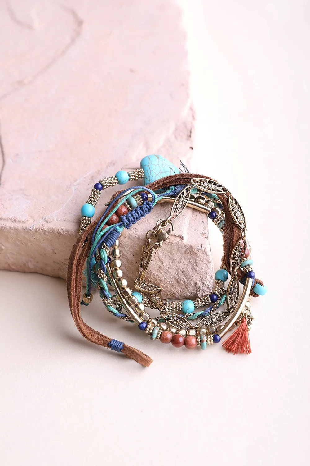 Canyon Sky Bracelet - Turquoise sold by Three Bird Nest product image thumbnail 4