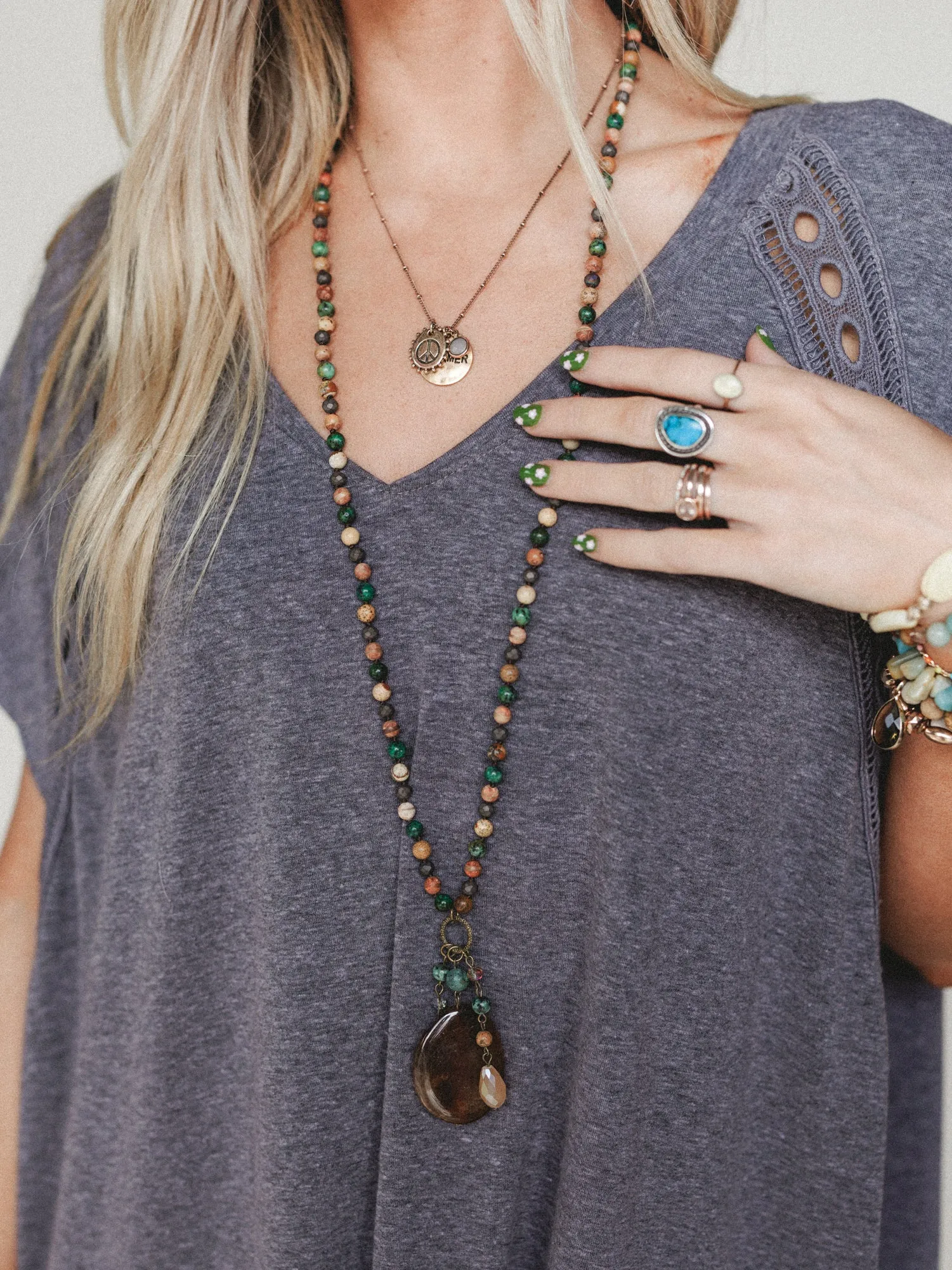 Gizelle Necklace - Autumn sold by Three Bird Nest product image thumbnail 4