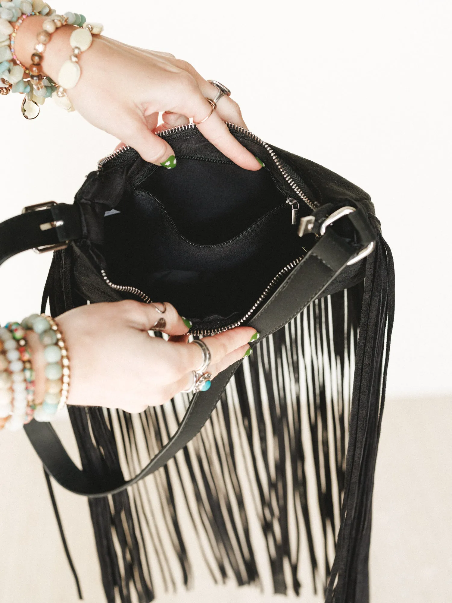 High West Fringe Bag - Black sold by Three Bird Nest product image thumbnail 5
