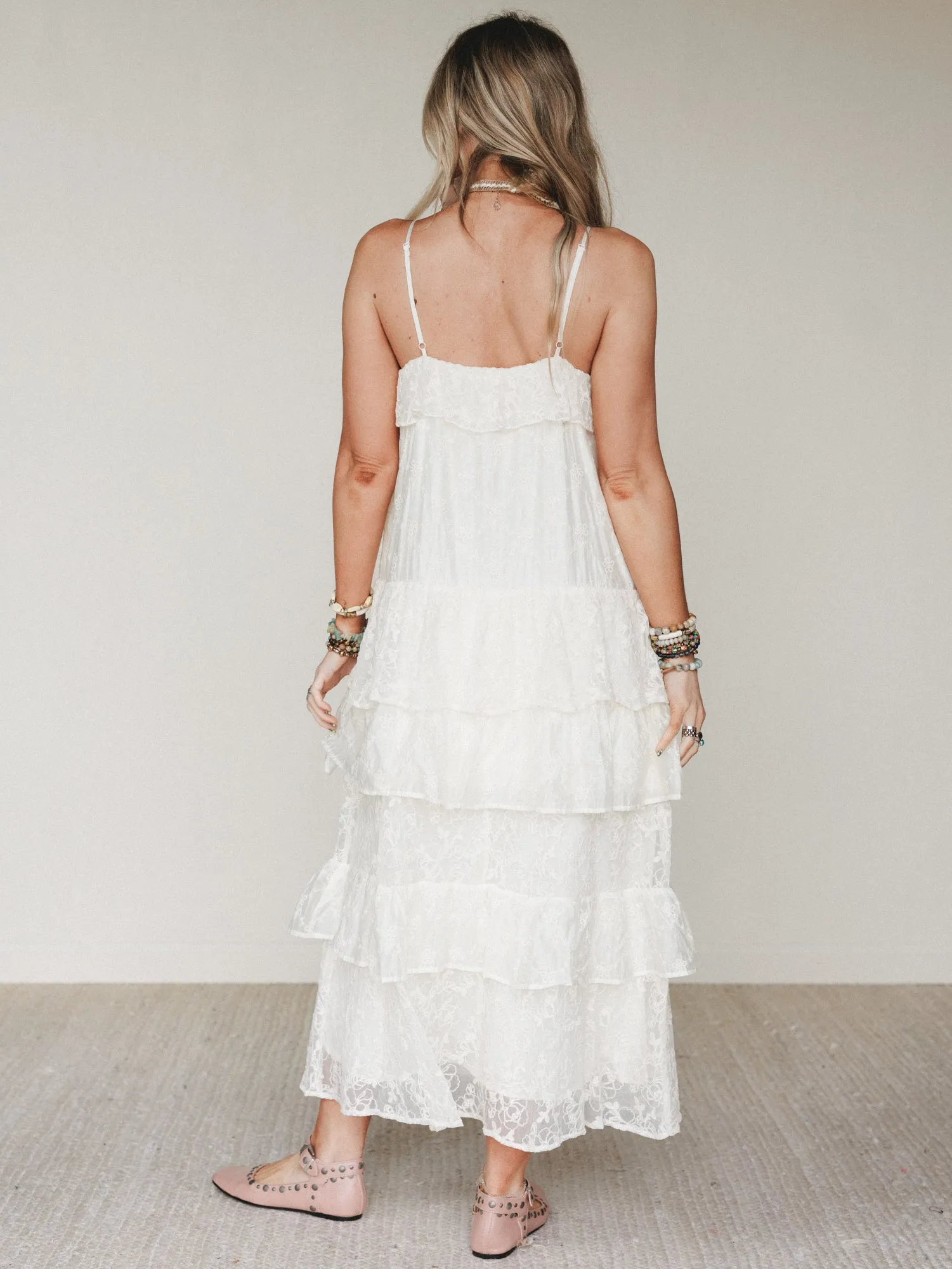 Poems And Stories Dress - Ecru sold by Three Bird Nest product image thumbnail 5