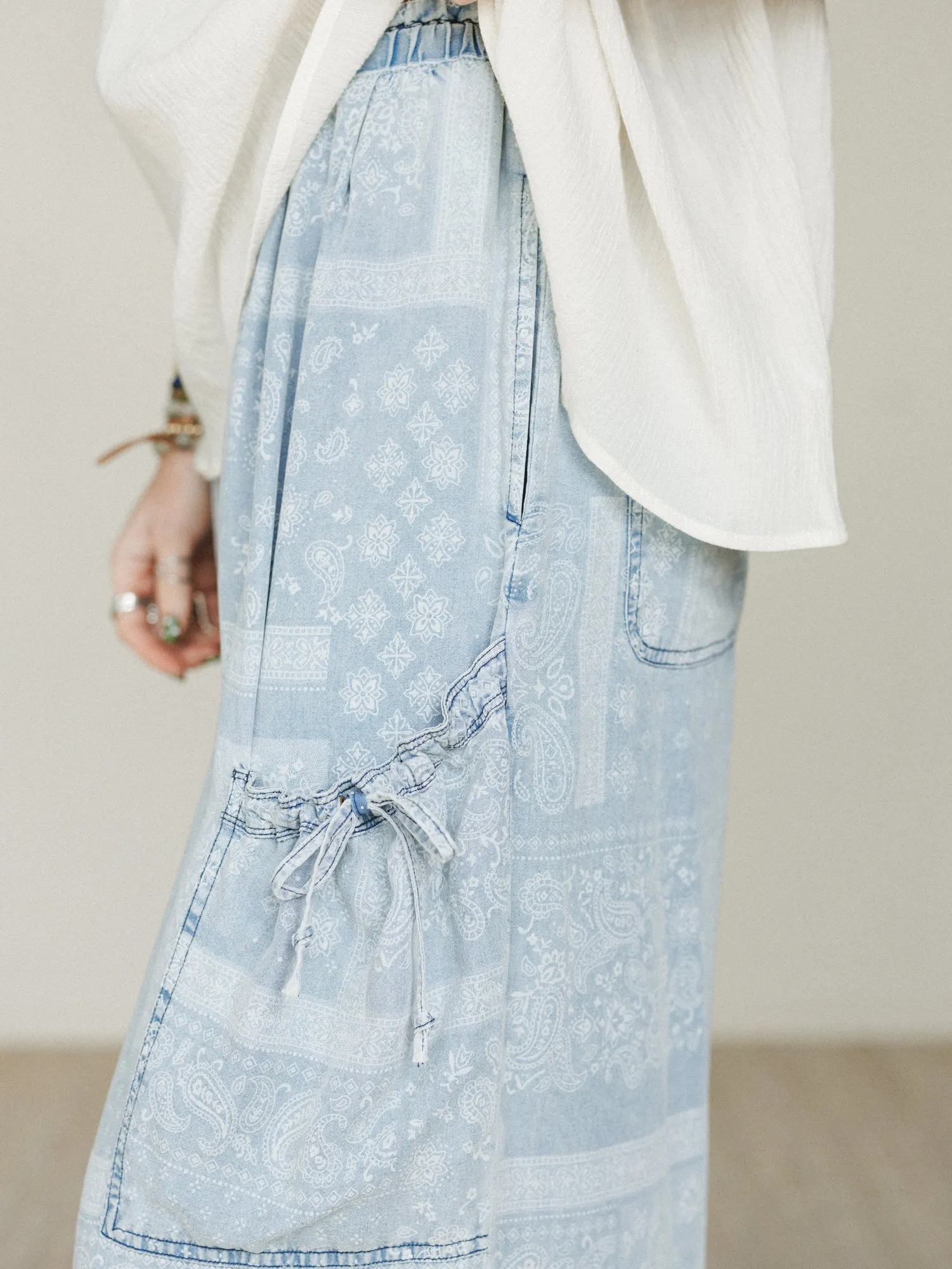 Time to Arrive Pants - Light Denim sold by Three Bird Nest product image thumbnail 3