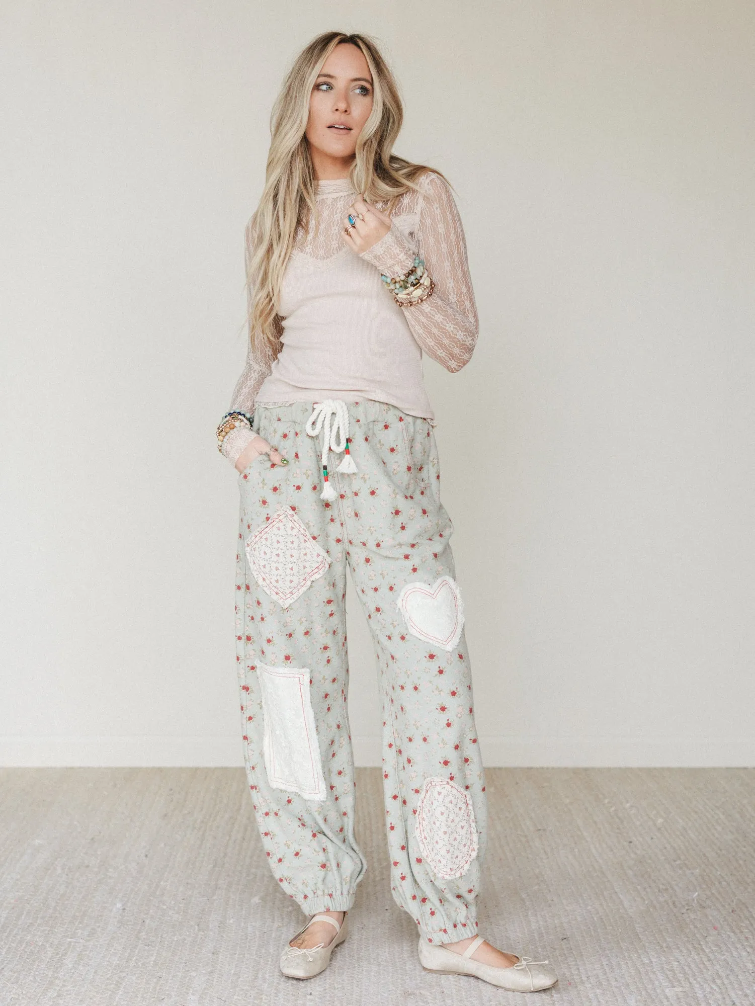 Soft Escape Lace Detail Top - Blush sold by Three Bird Nest product image thumbnail 5