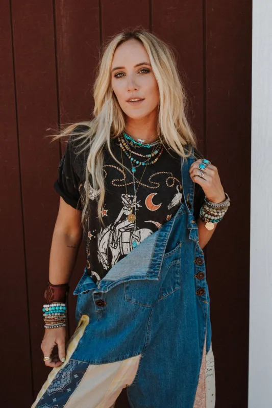 Wild Ride Graphic Tee - Charcoal sold by Three Bird Nest