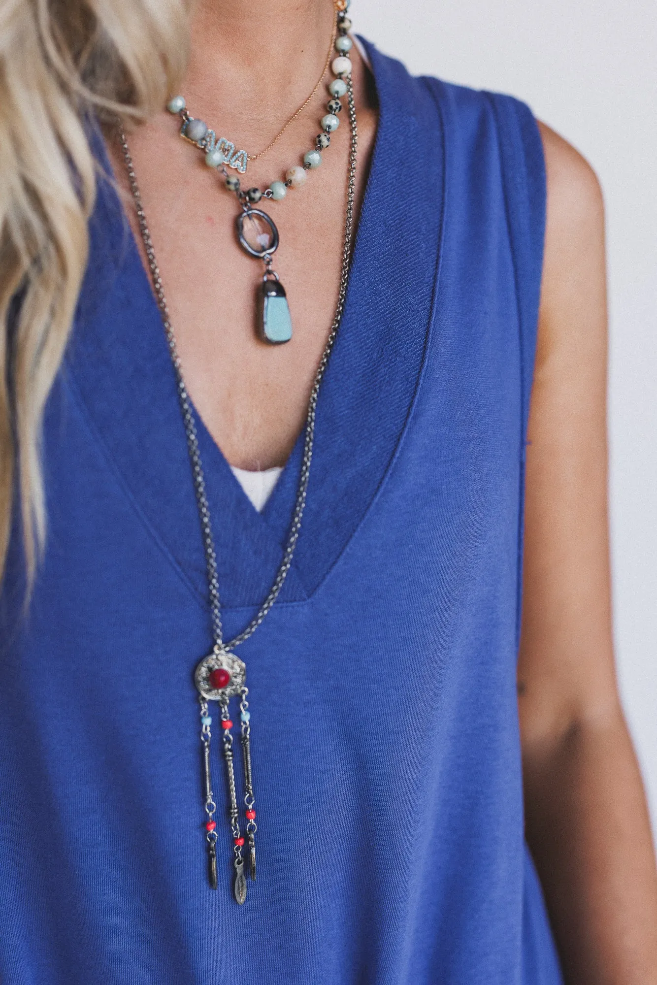 Driftwood Dreams Jumpsuit - Blue sold by Three Bird Nest product image thumbnail 3