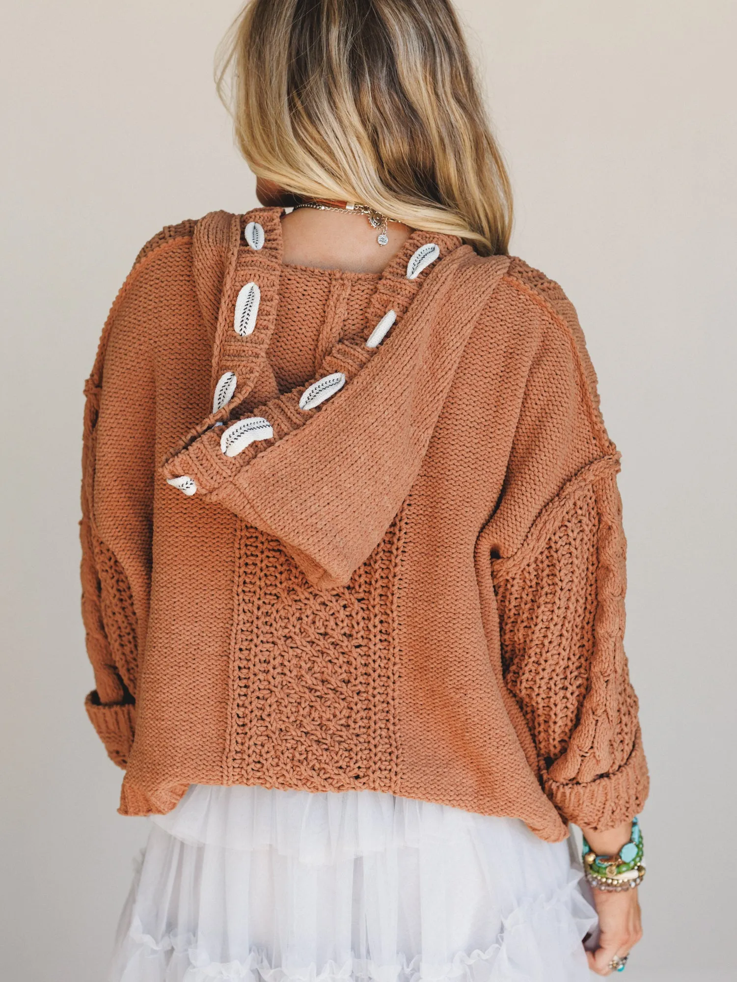 River Tangle Sweater - Camel sold by Three Bird Nest product image thumbnail 2