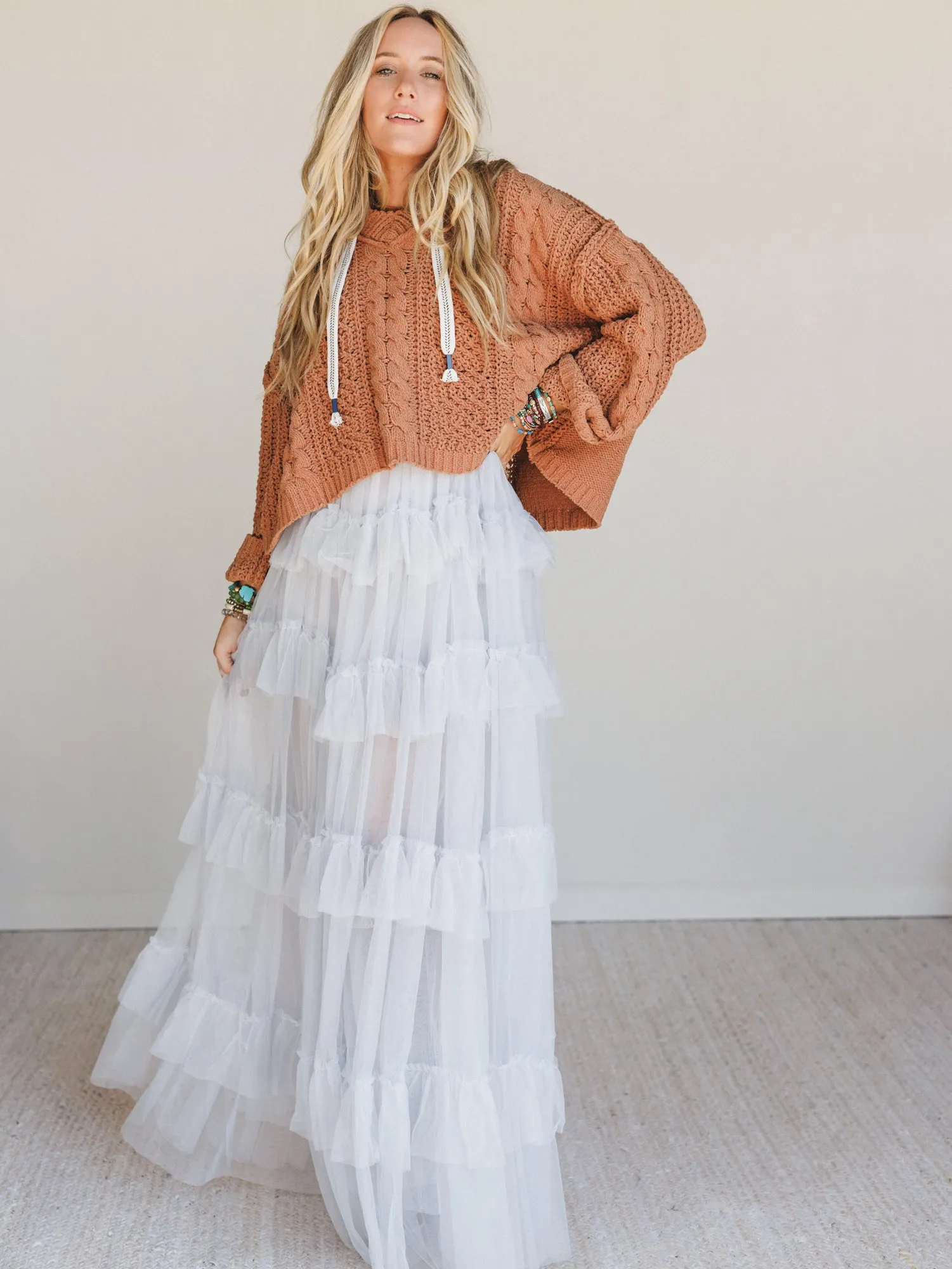 River Tangle Sweater - Camel sold by Three Bird Nest product image thumbnail 3