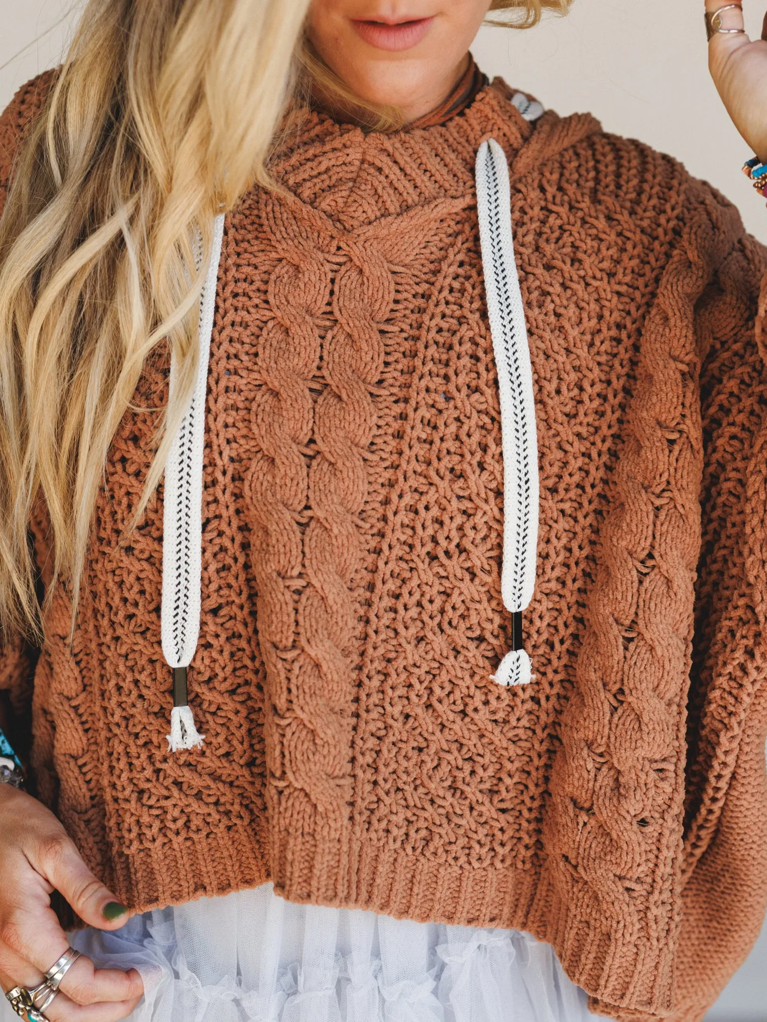 River Tangle Sweater - Camel sold by Three Bird Nest product image thumbnail 4