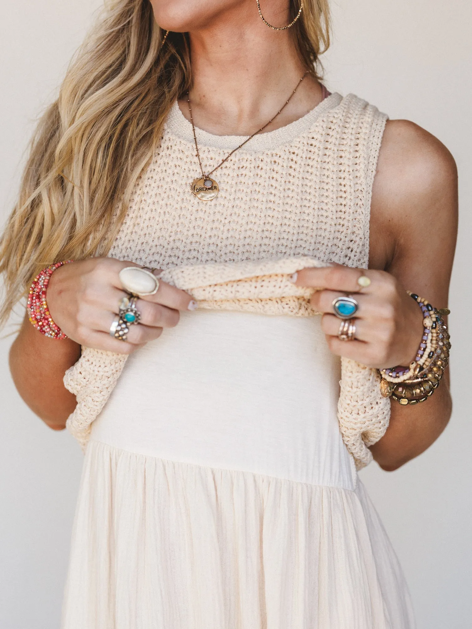 Nature Lover Dress - Natural sold by Three Bird Nest product image thumbnail 3