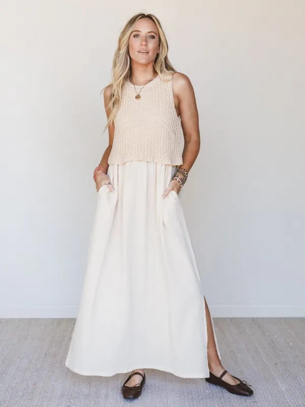 Nature Lover Dress - Natural made by Three Bird Nest