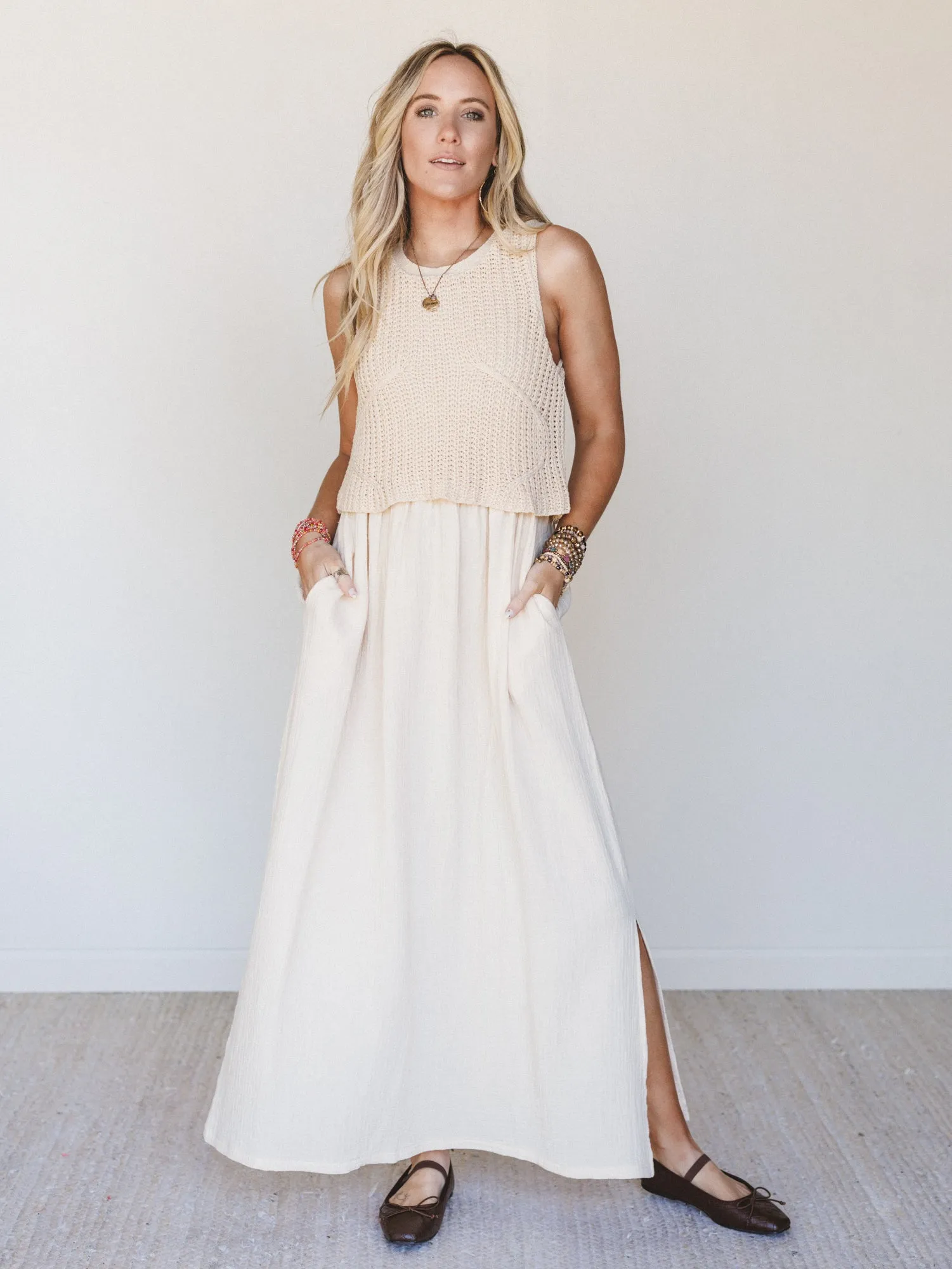 Nature Lover Dress - Natural sold by Three Bird Nest