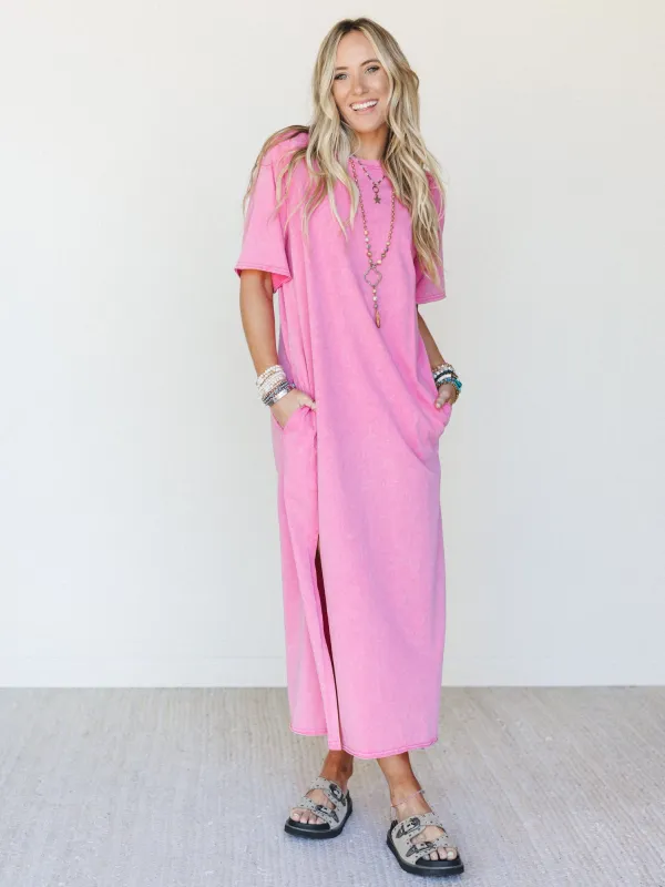 Colorful Life Maxi Dress - Orchid made by easel
