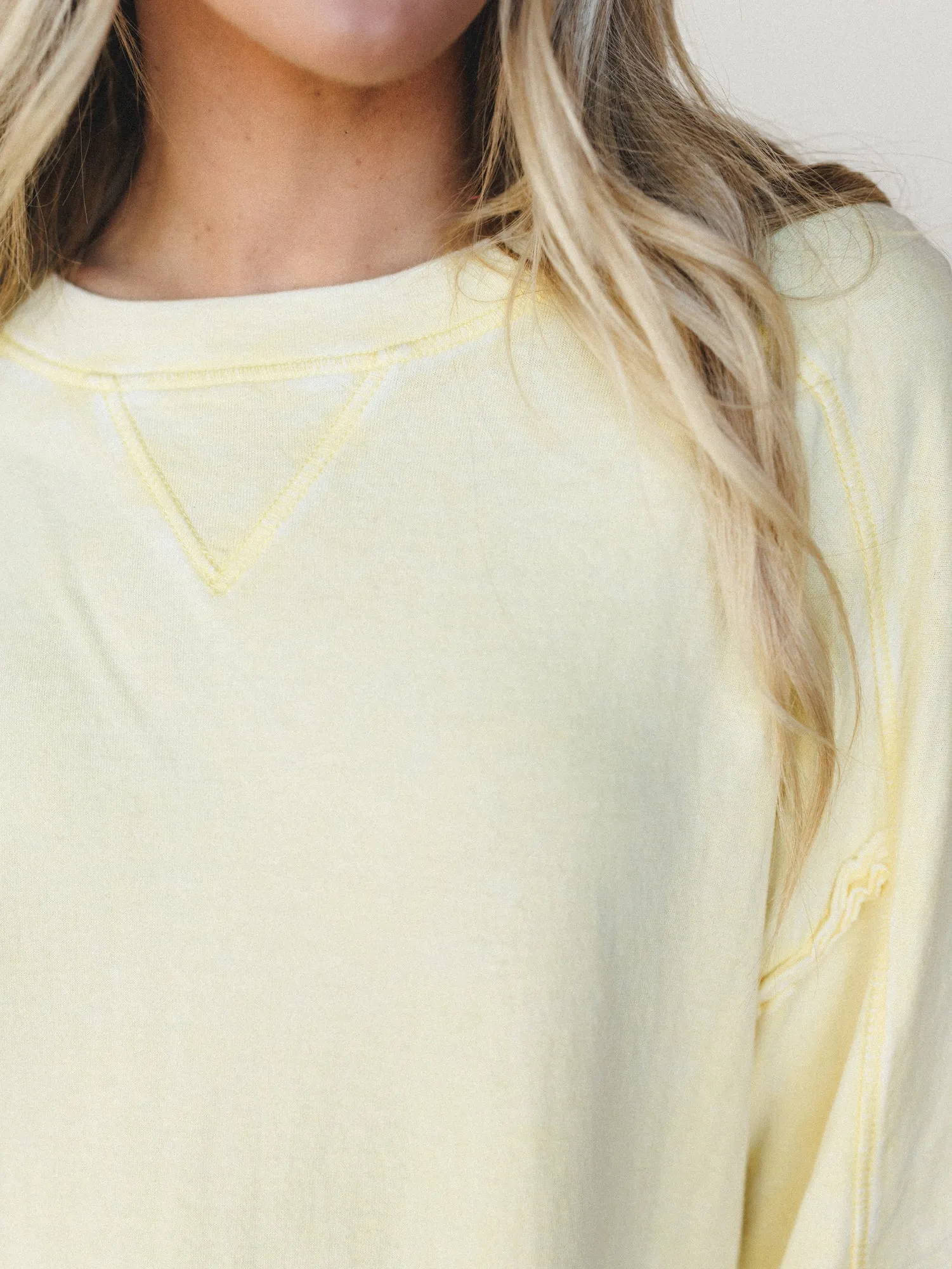 Winsome Everyday Tee - Lemon sold by Three Bird Nest product image thumbnail 3