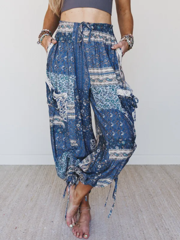 Bohemian Memories Pant - Blue made by mittoshop