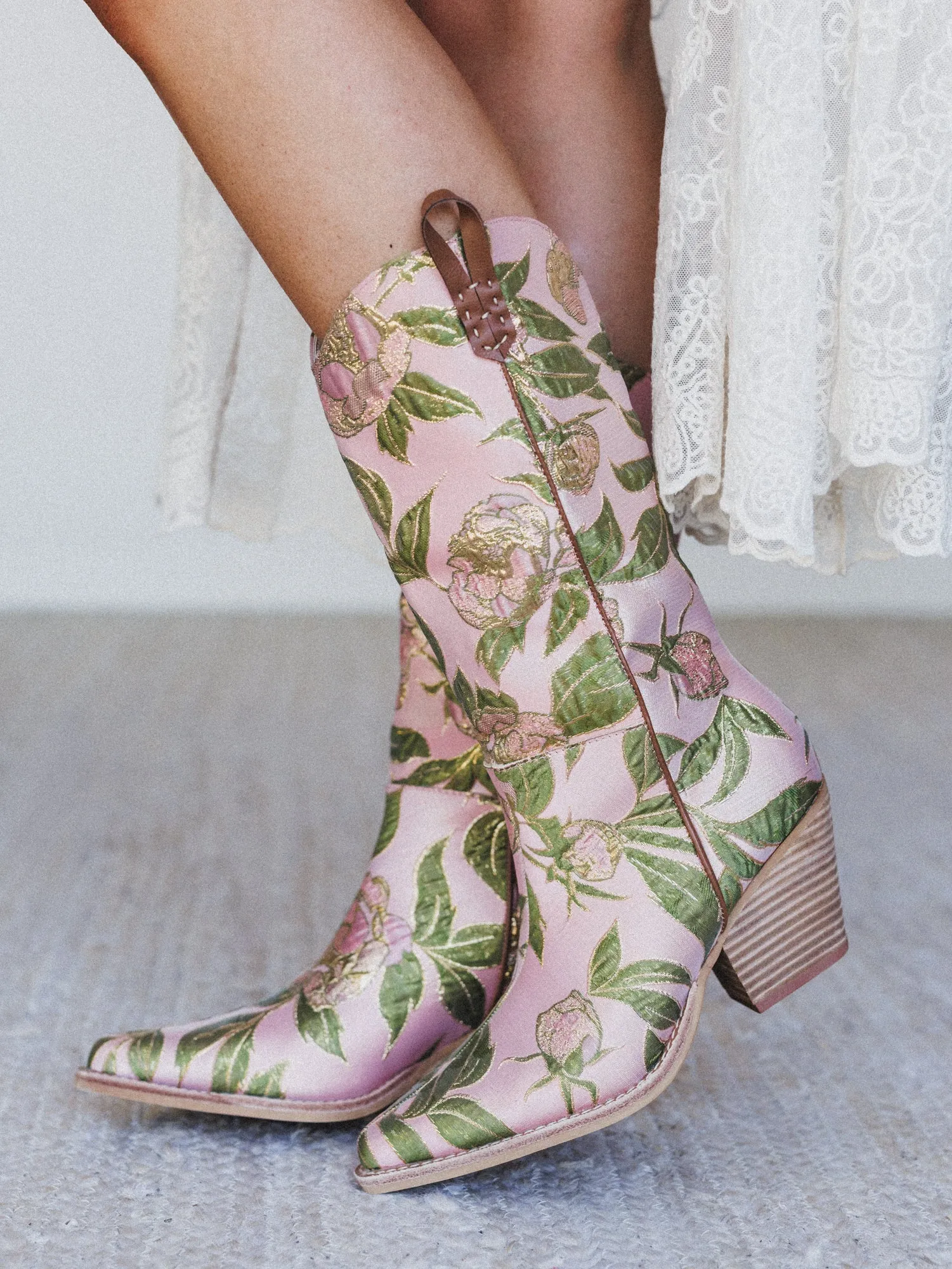Tesha Boot - Rose Garden sold by Three Bird Nest