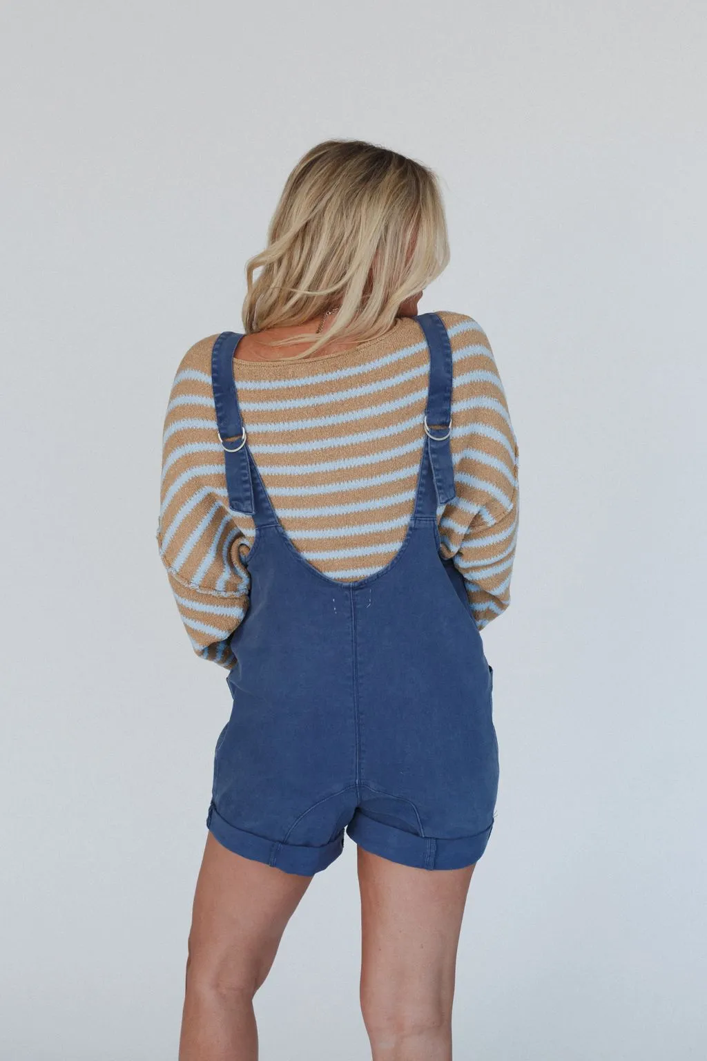 Jordyn Romper - Blue sold by Three Bird Nest product image thumbnail 2