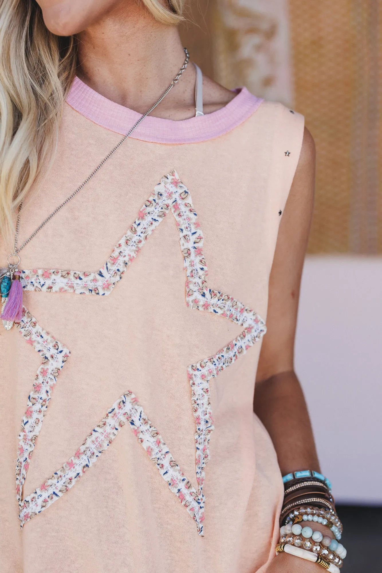 Star Gazer Tunic - Orange sold by Three Bird Nest product image thumbnail 3