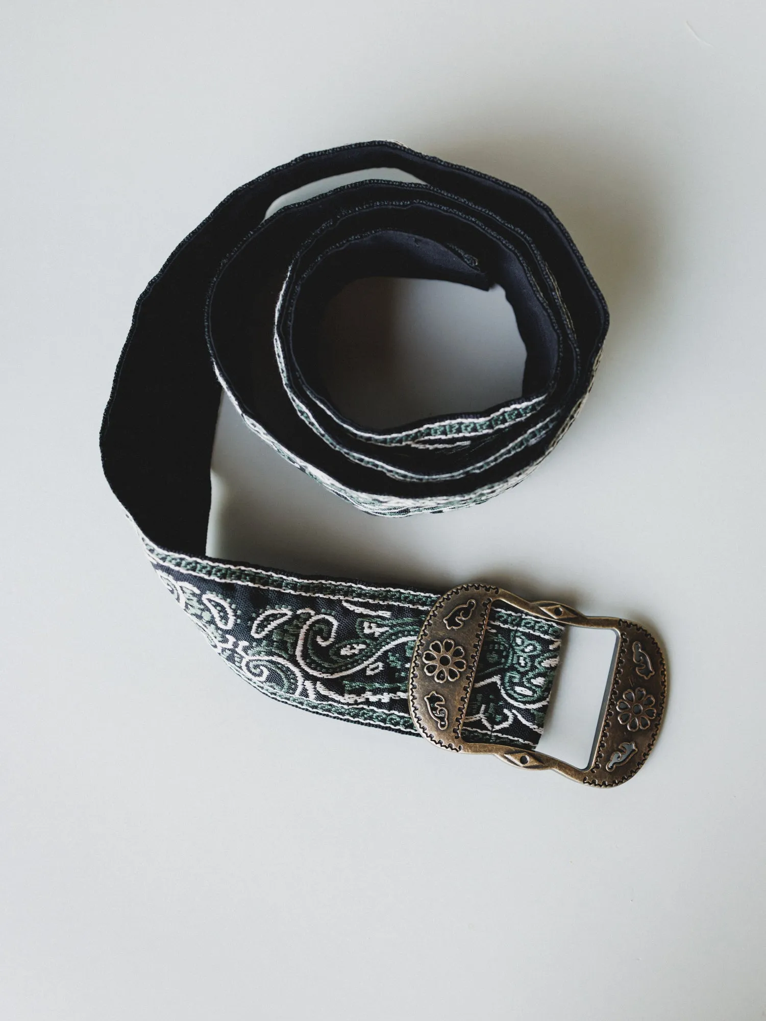 Paisley Party Belt - Dusty Sage sold by Three Bird Nest product image thumbnail 3