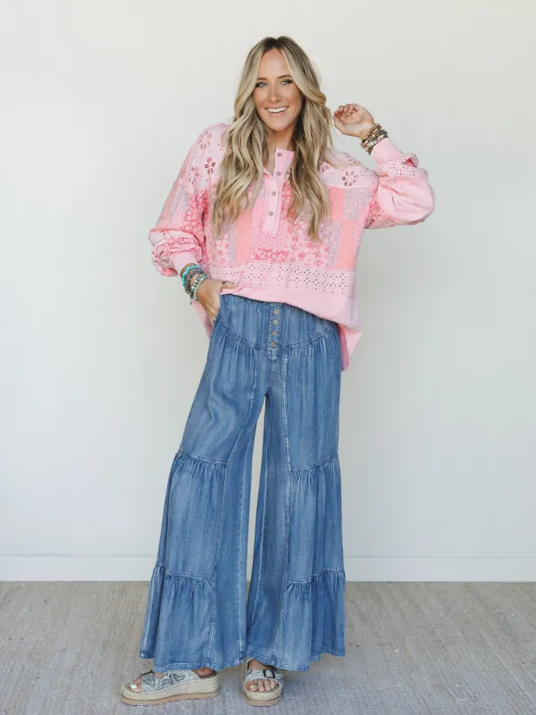 Maiden Moment Pants - Denim made by mittoshop