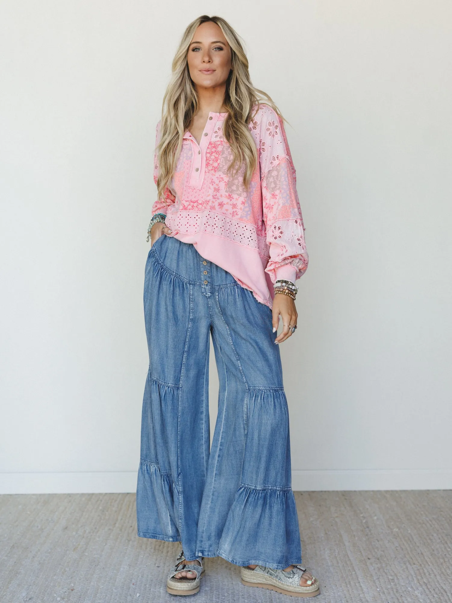 Maiden Moment Pants - Denim sold by Three Bird Nest product image thumbnail 2