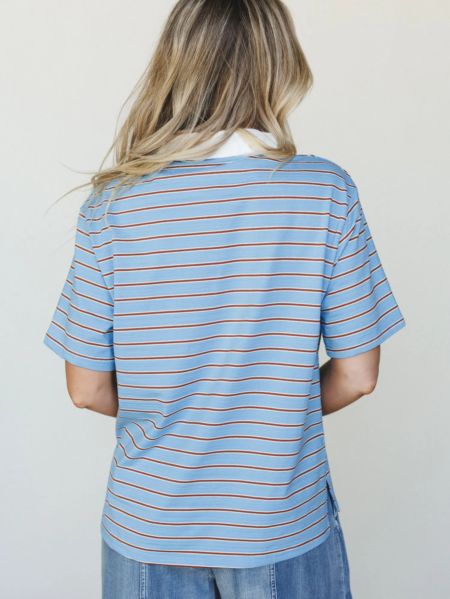 She's a Win Tee - Blue Mix sold by Three Bird Nest product image thumbnail 5