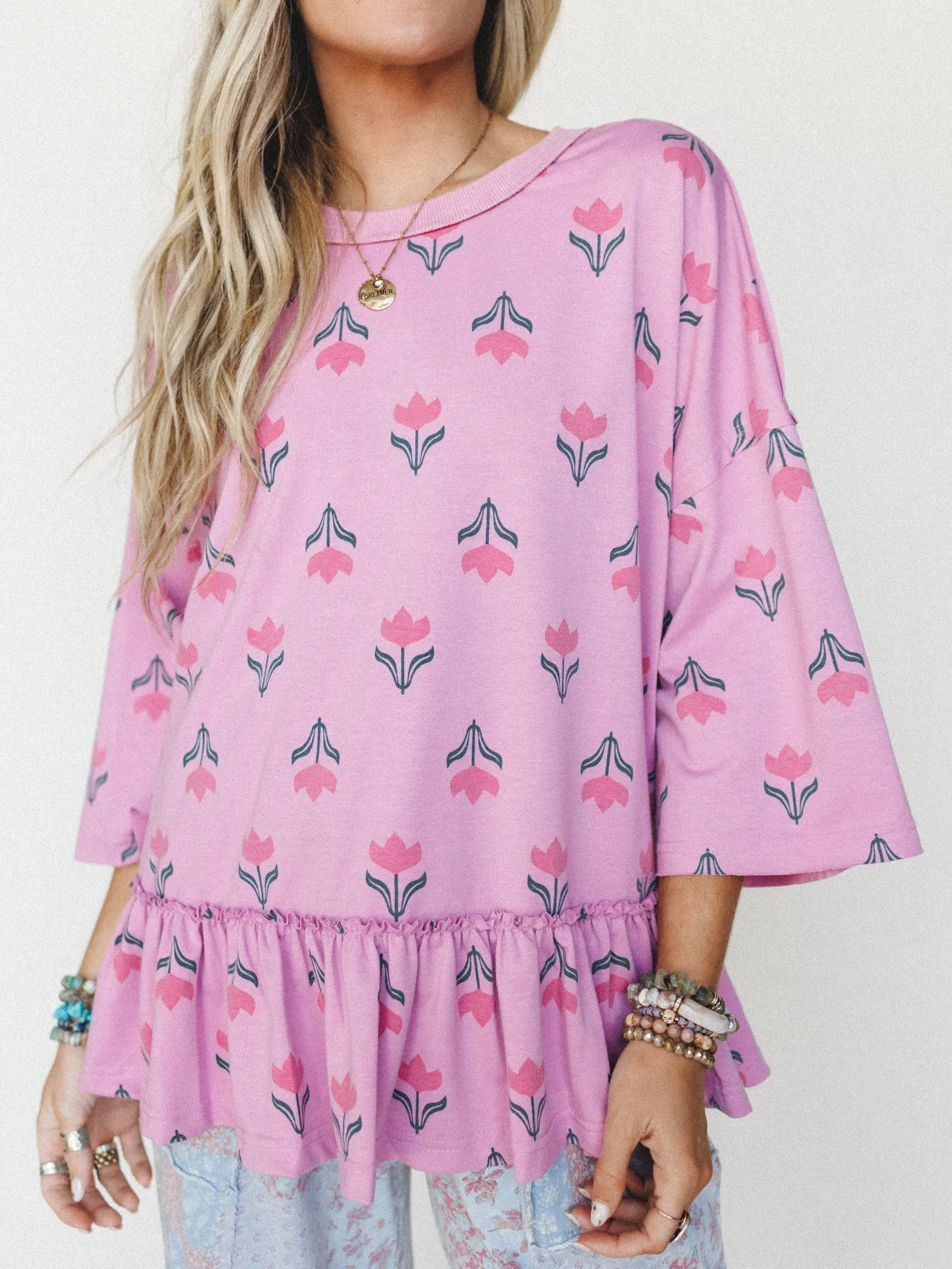 Little Moments Tee
- Dusty Rose sold by Three Bird Nest product image thumbnail 2